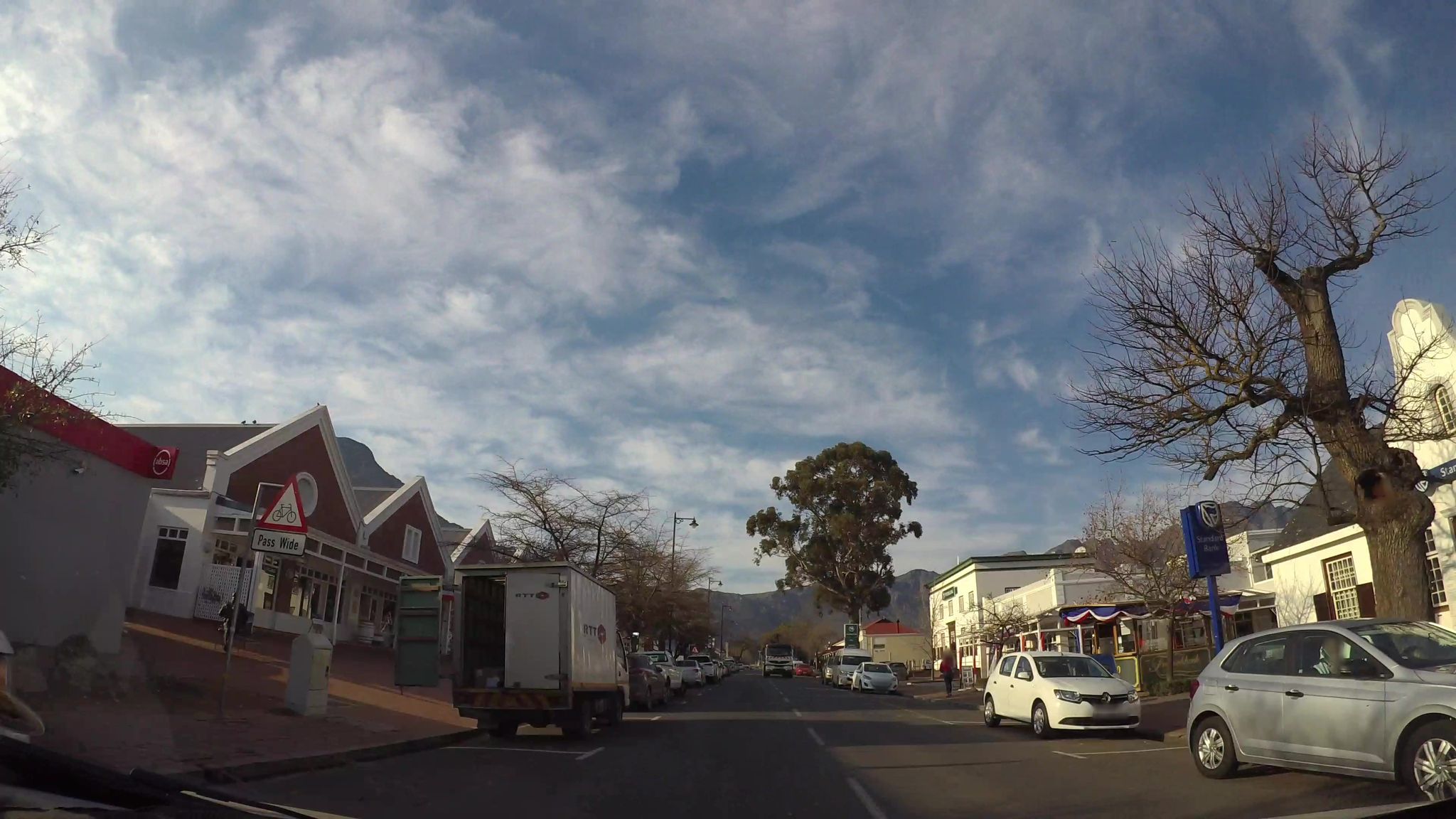 Street view of Franschhoek