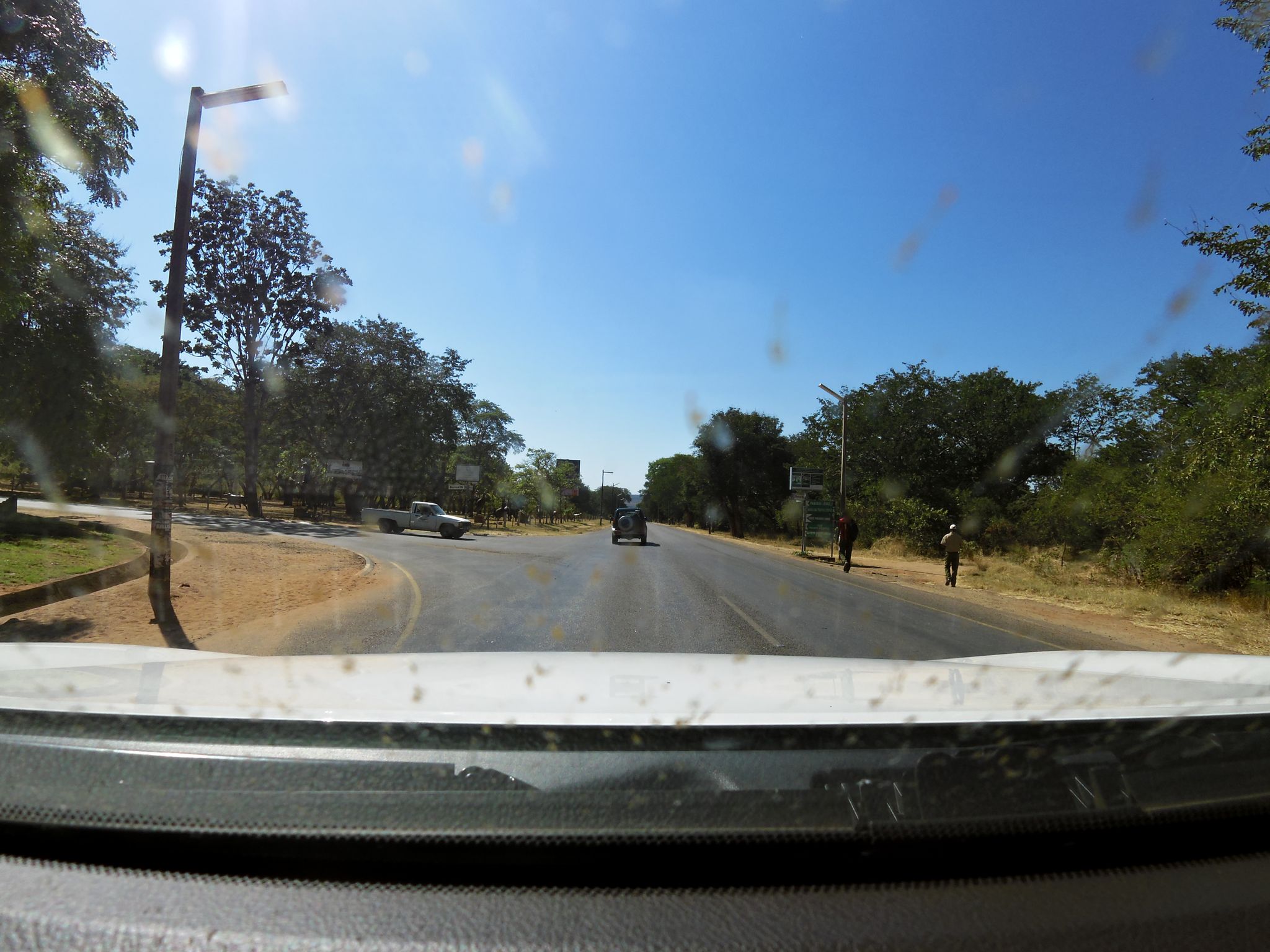 Street view of Victoria Falls