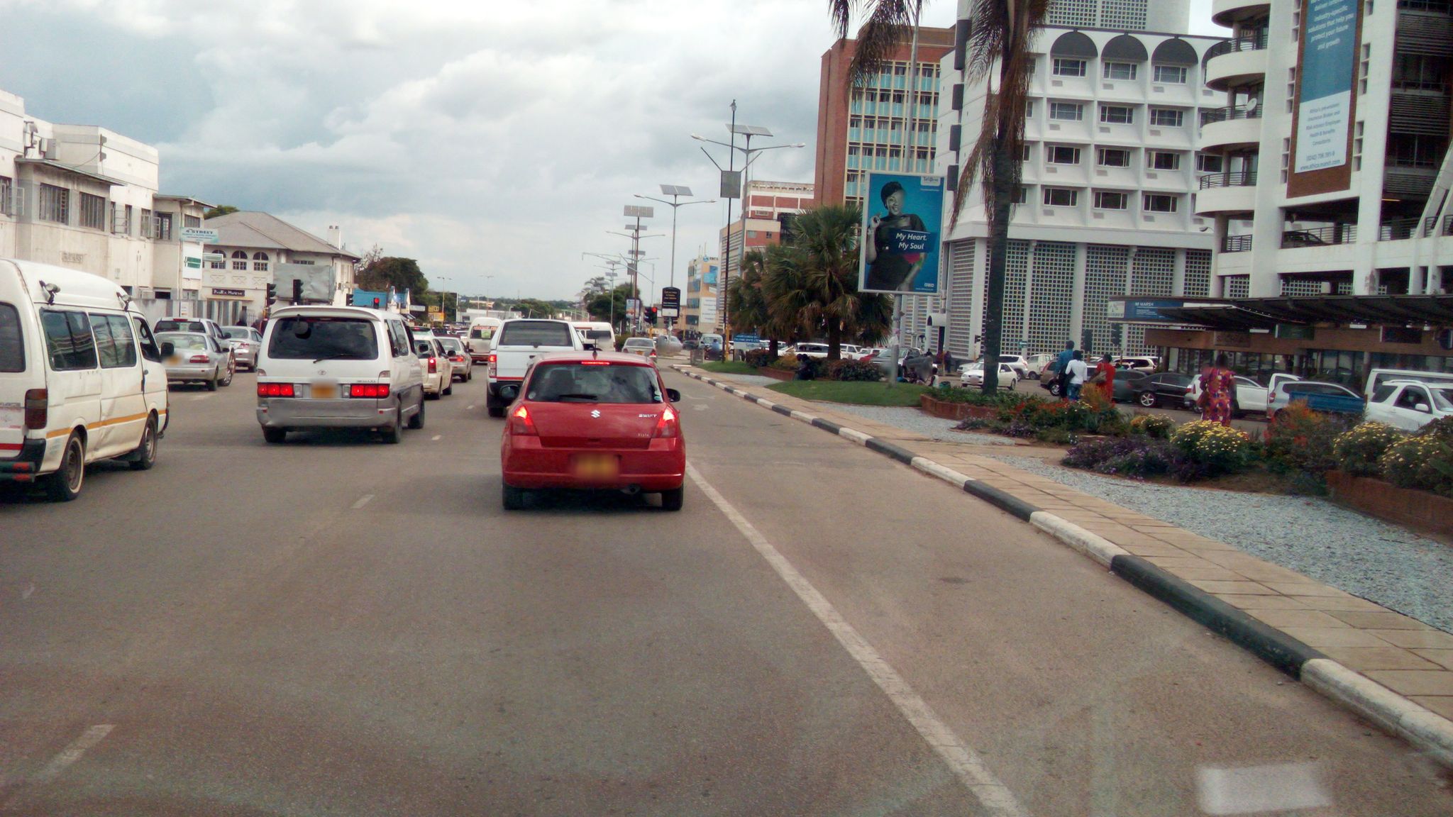 Street view of Harare