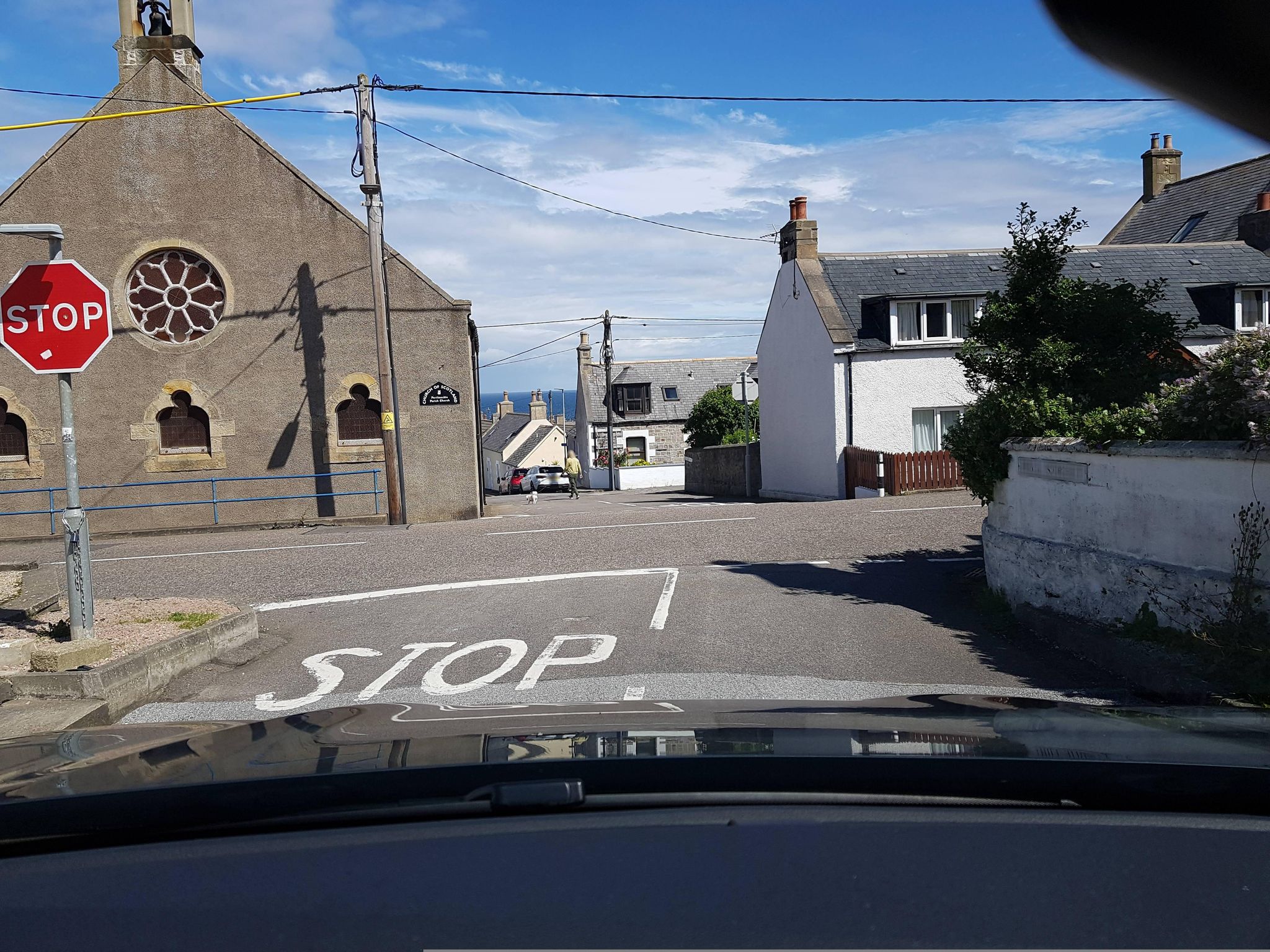 Street view of Portknockie