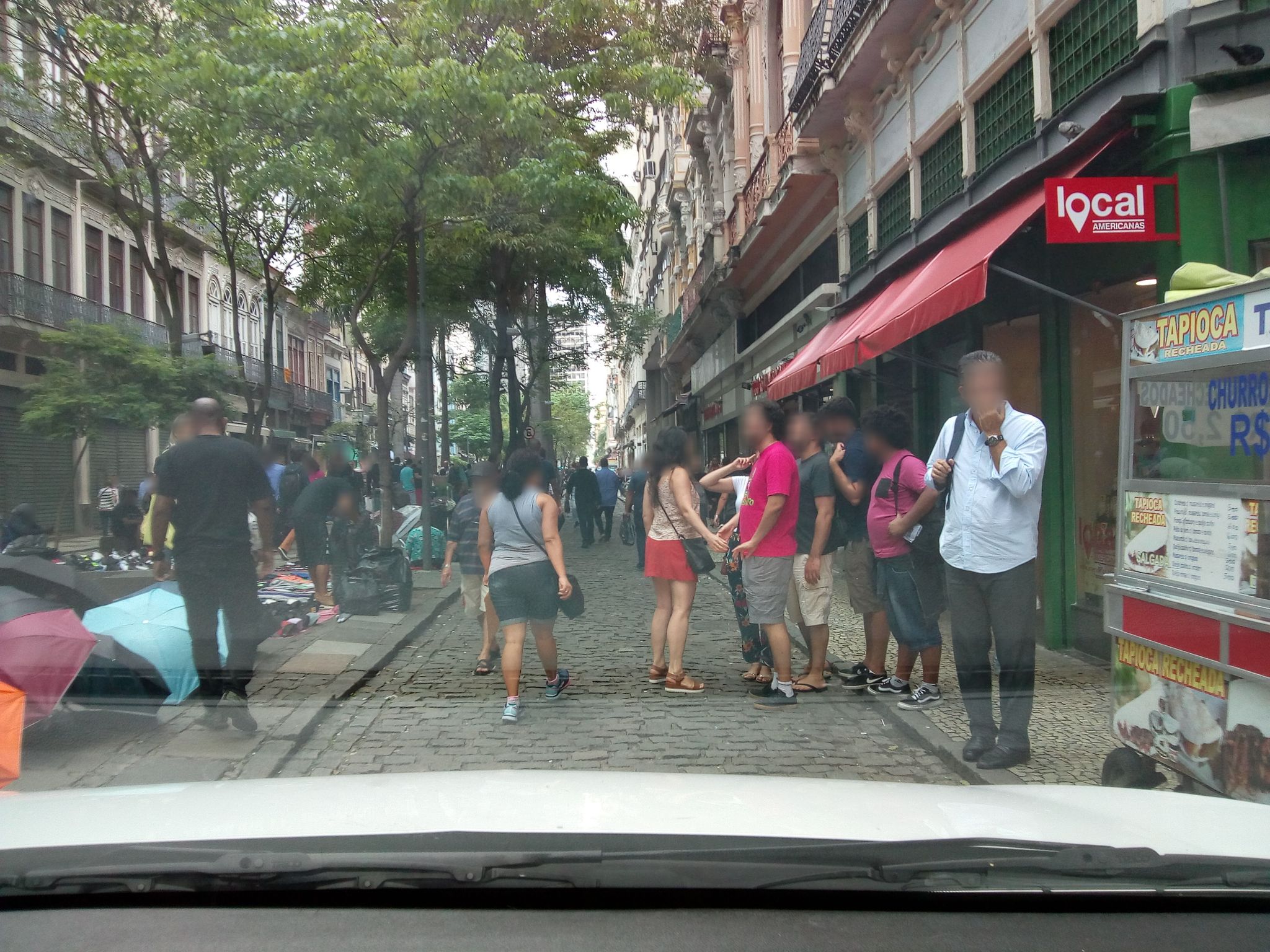 Street view of Rio de Janeiro