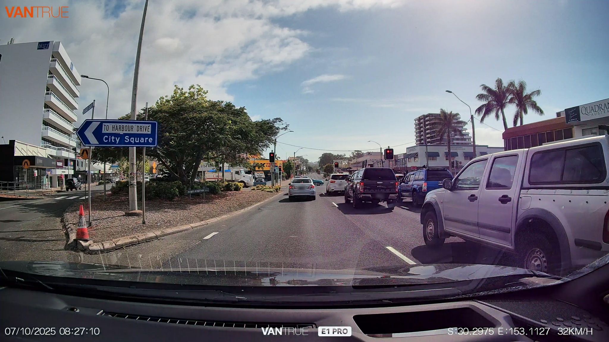 Street view of Coffs Harbour