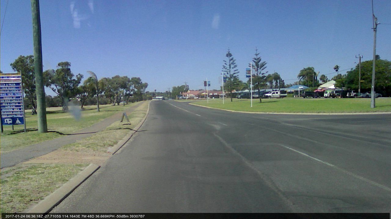 Street view of Kalbarri