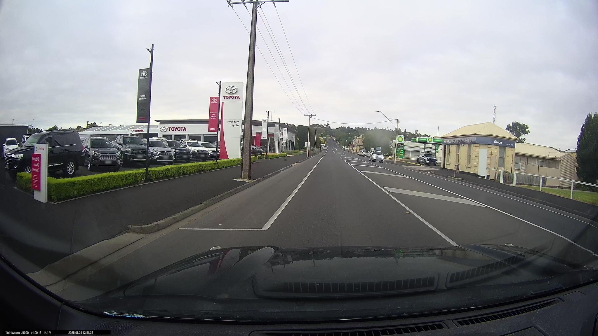 Street view of Mount Gambier