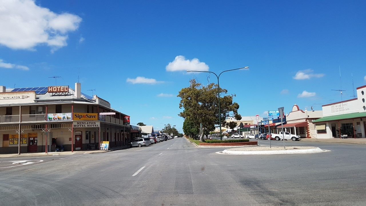 Street view of Minlaton