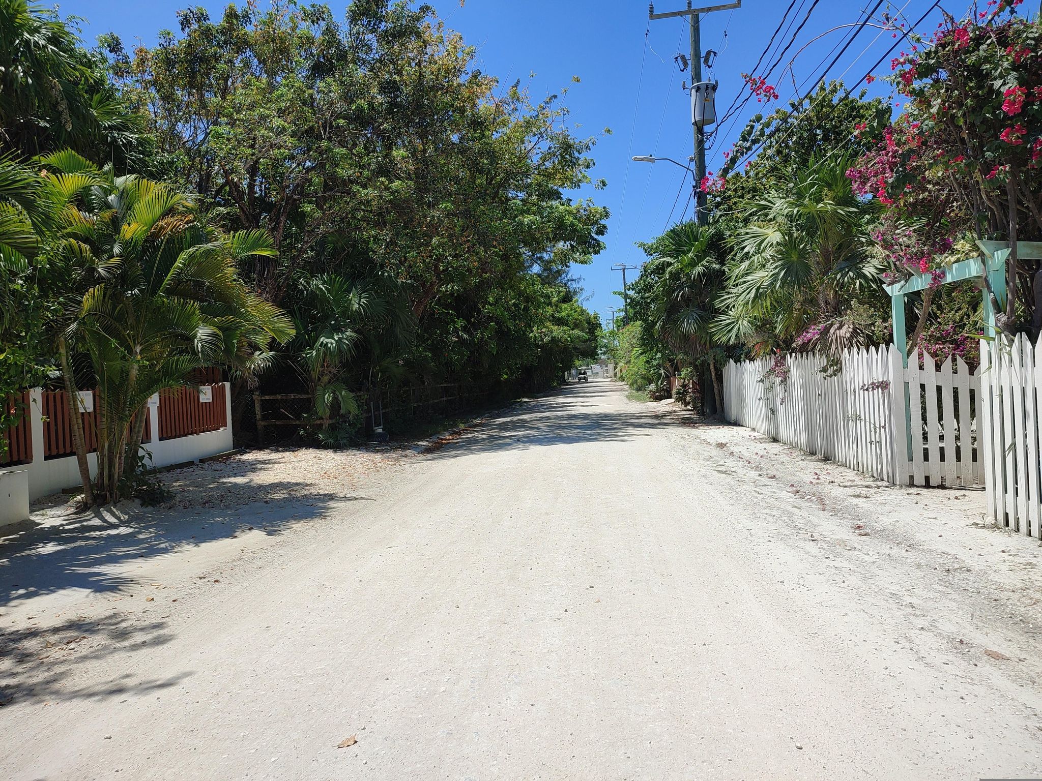 Street view of Caye Caulker