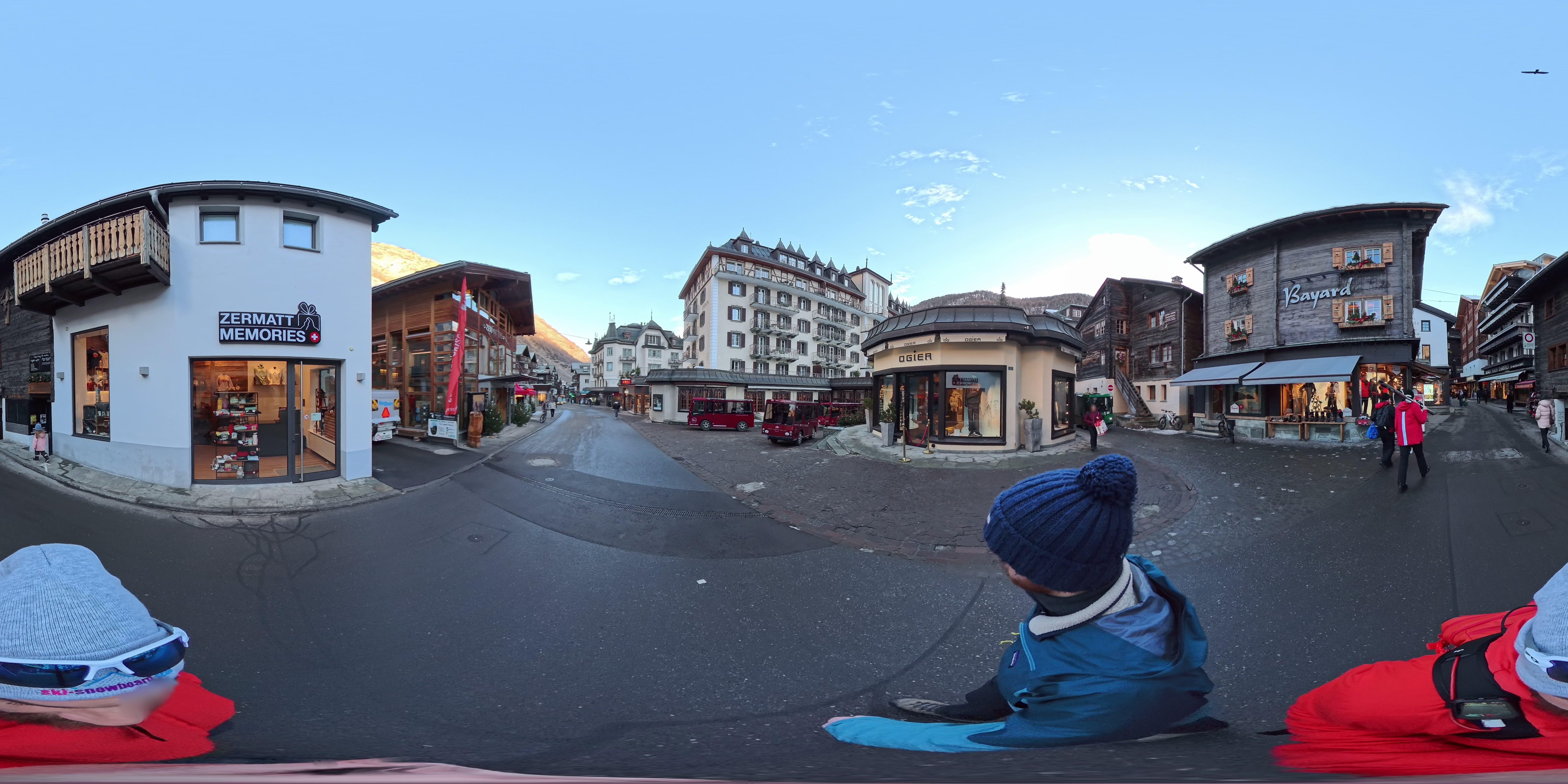 Street view of Zermatt