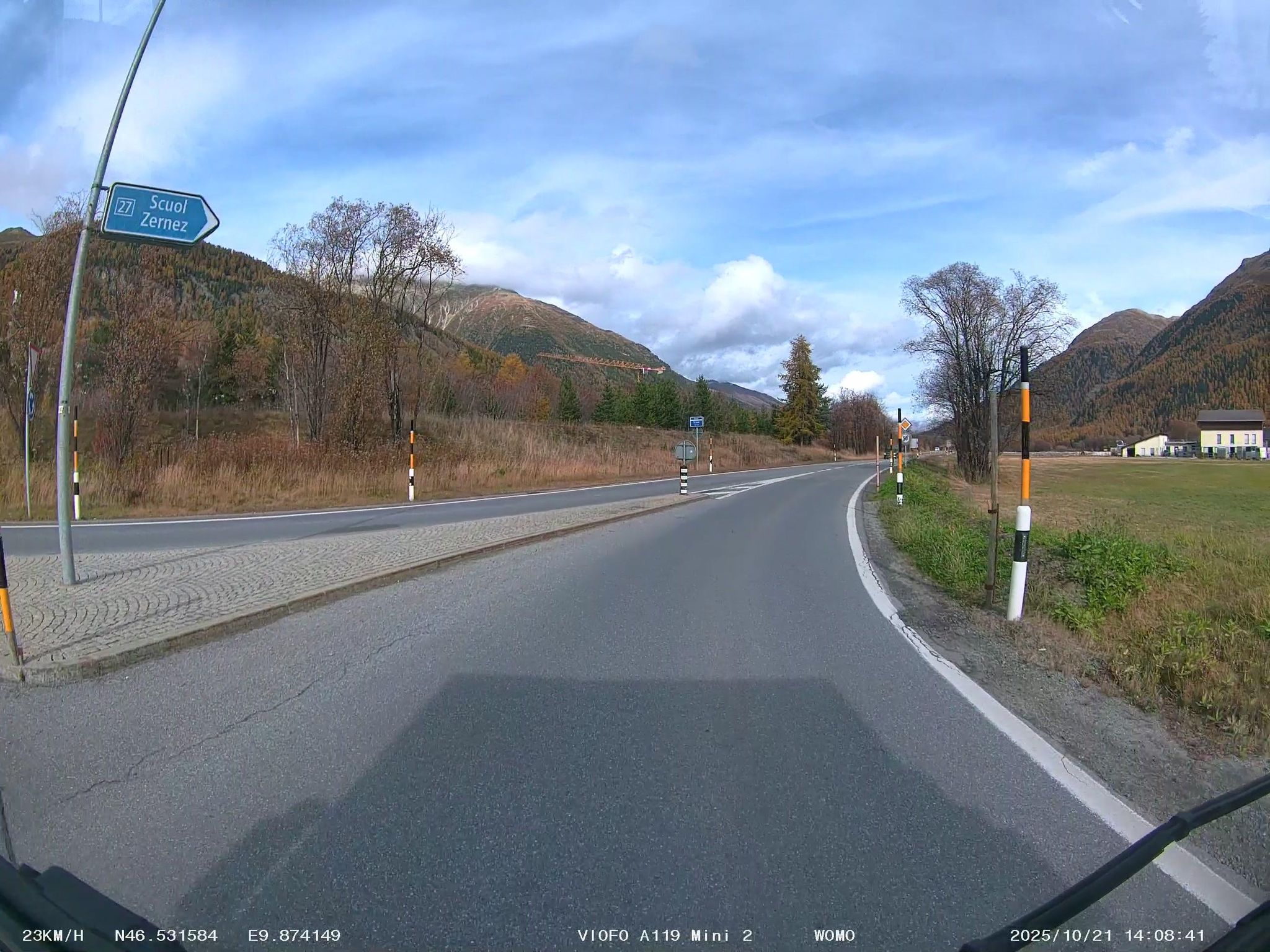 Street view of Samedan