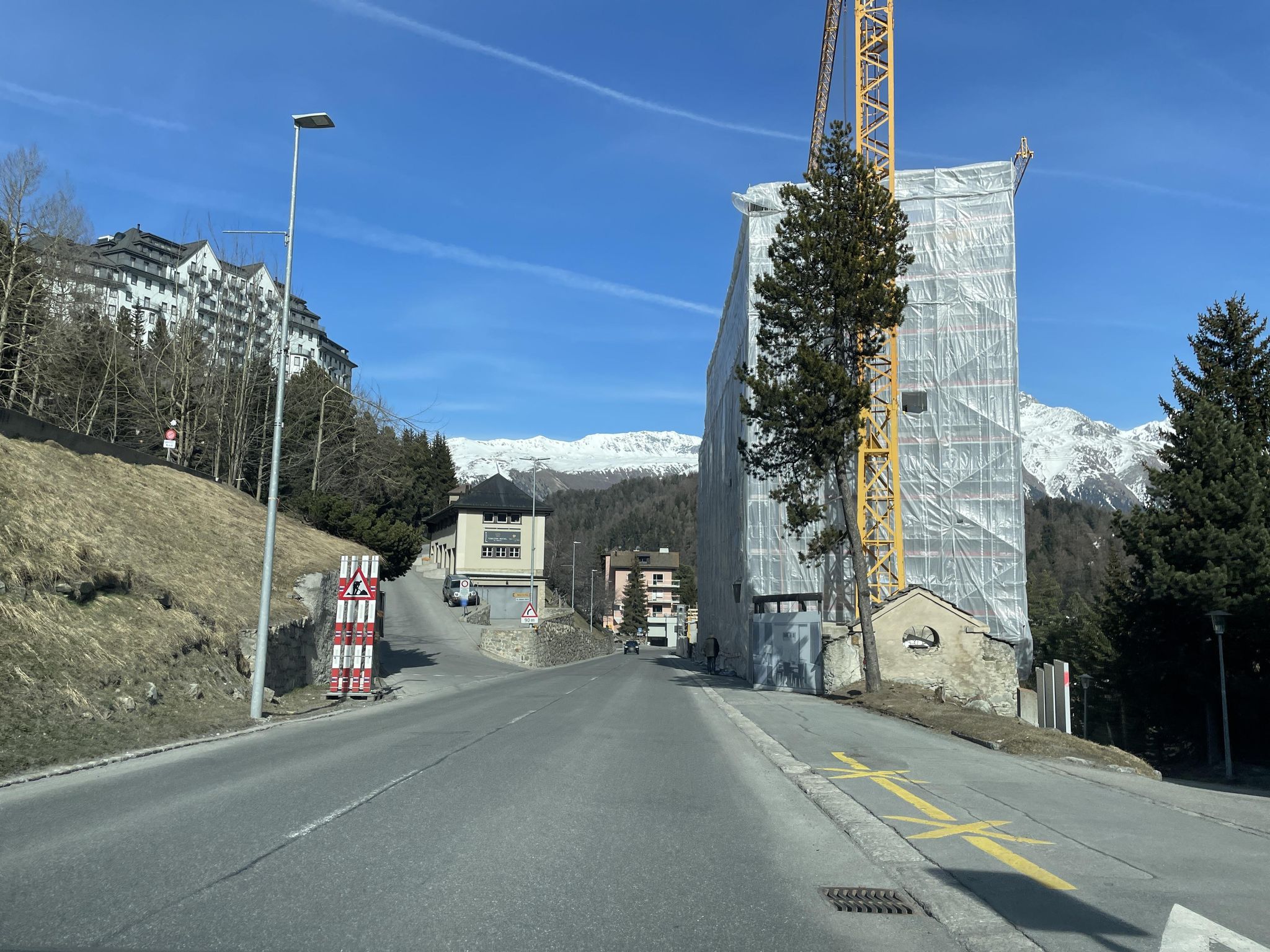 Street view of St. Moritz