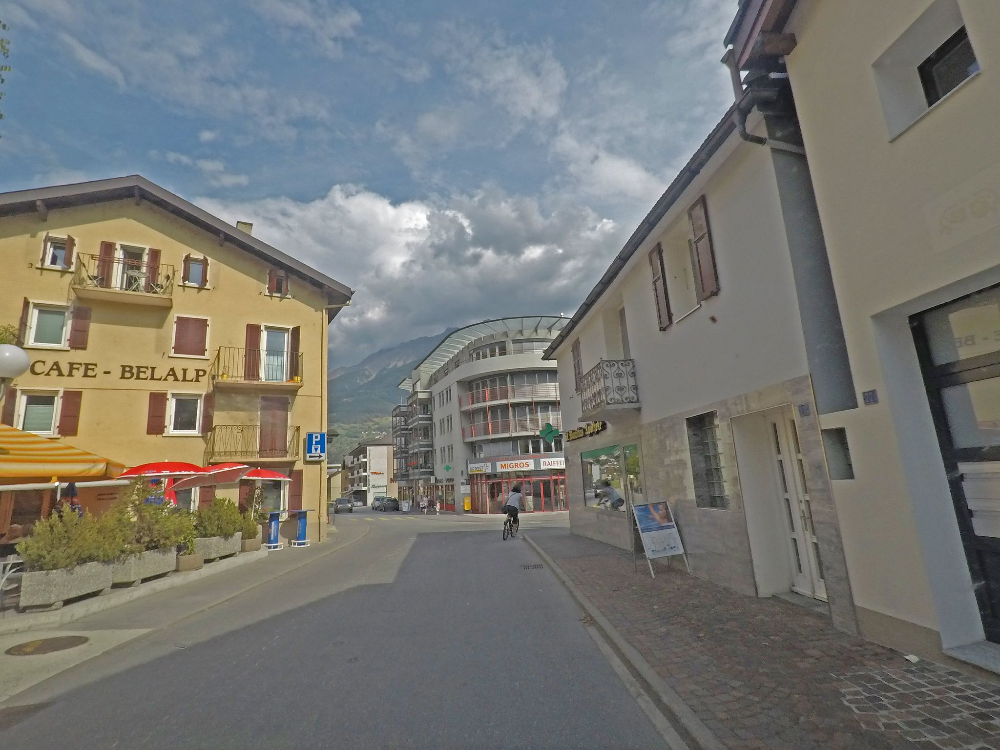 Street view of Naters