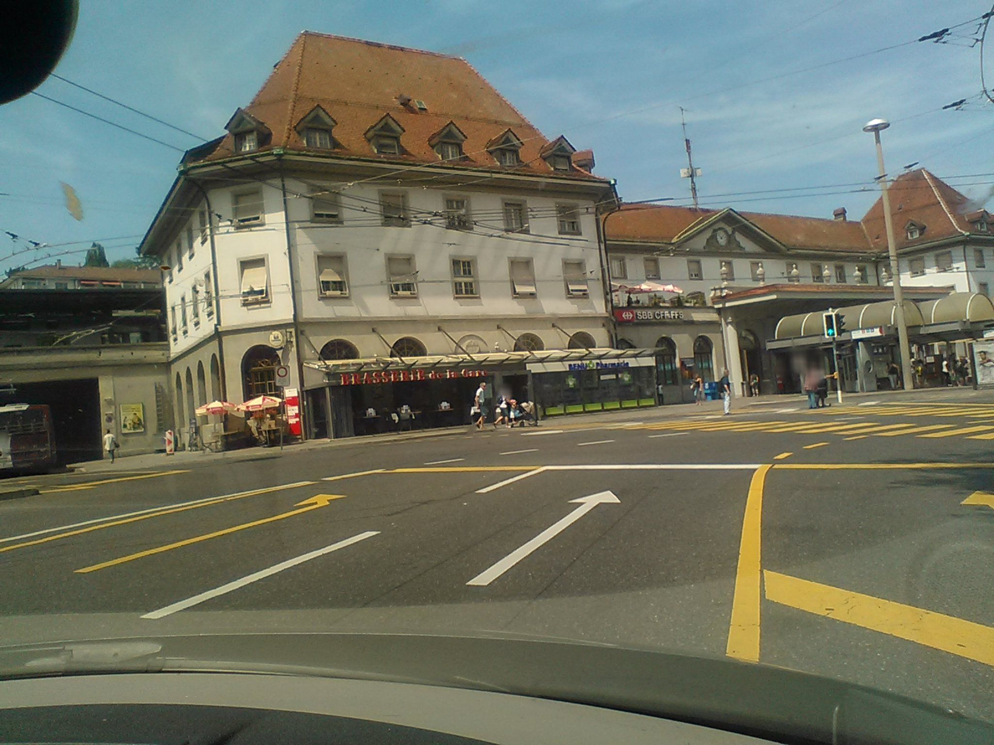 Street view of Fribourg
