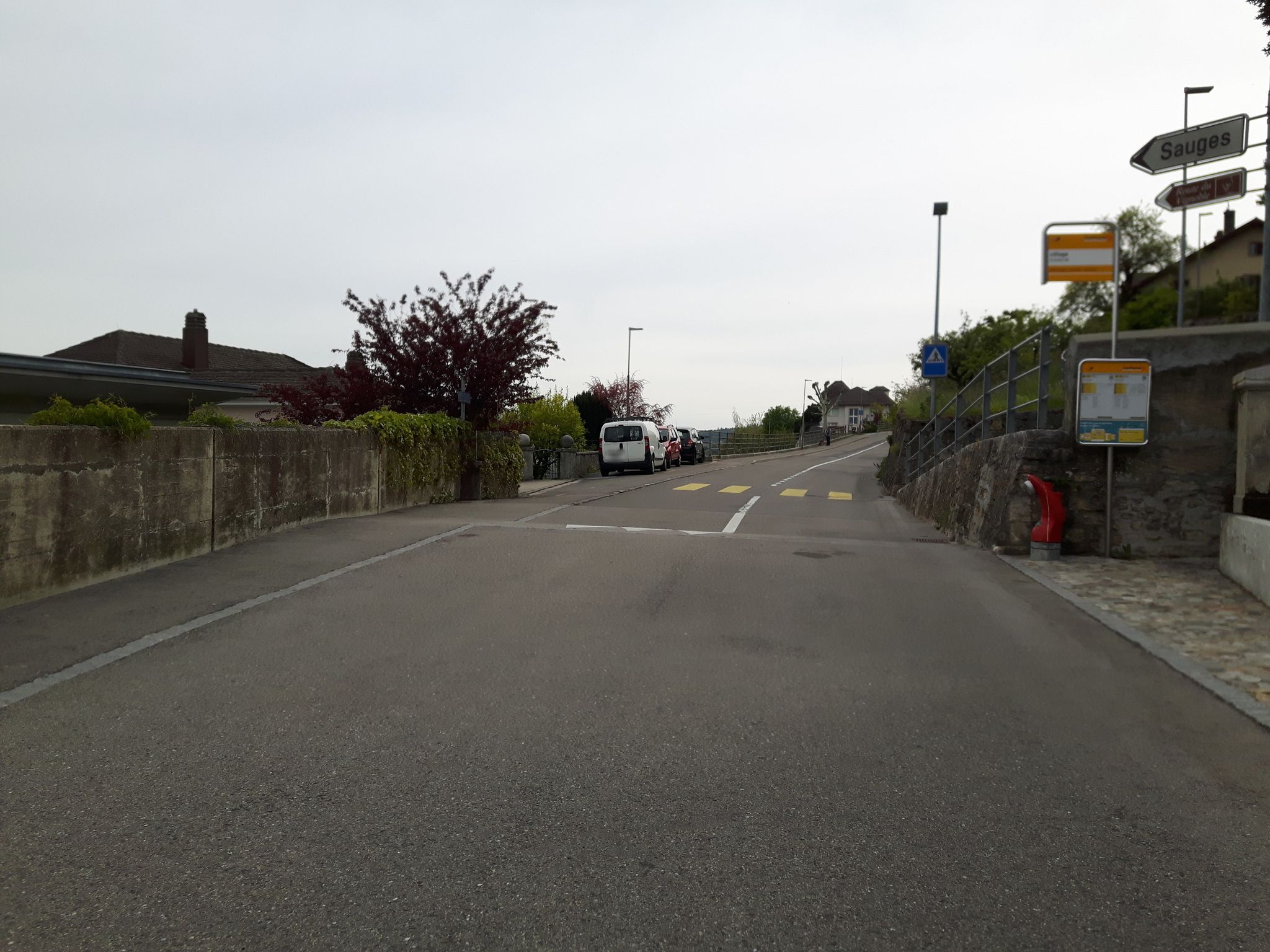 Street view of Saint-Aubin-Sauges