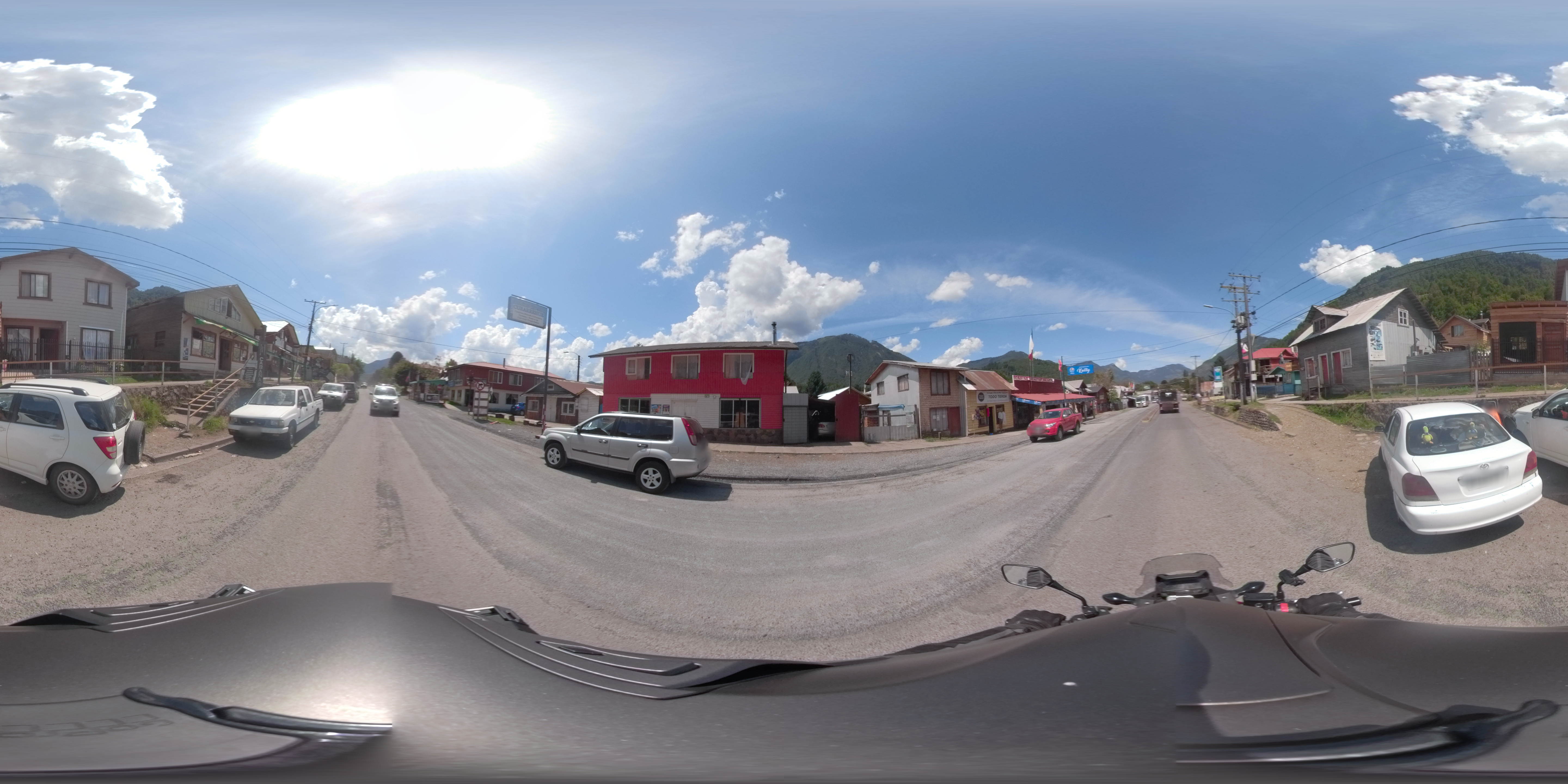 Street view of Curarrehue