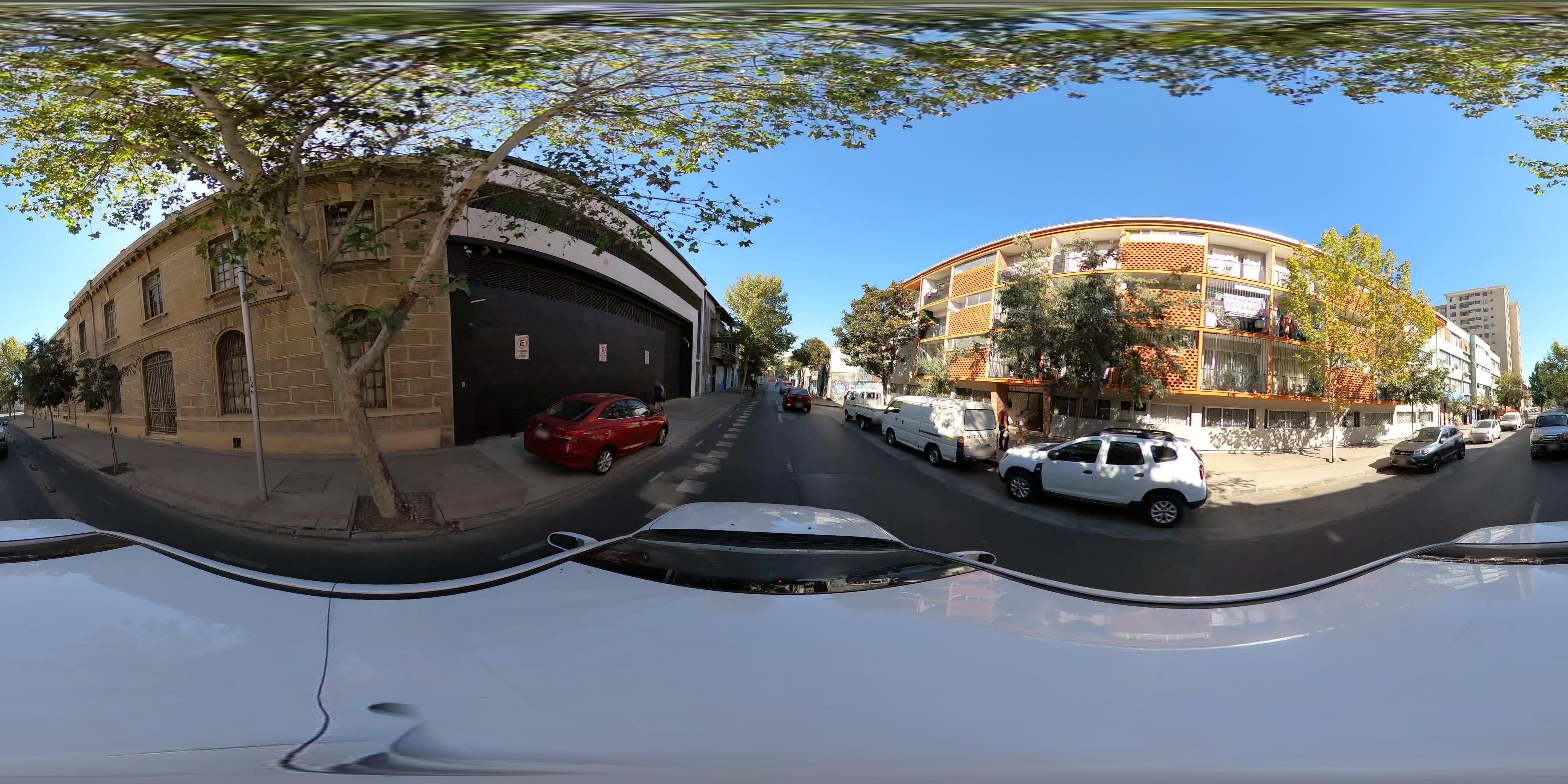 Street view of Santiago