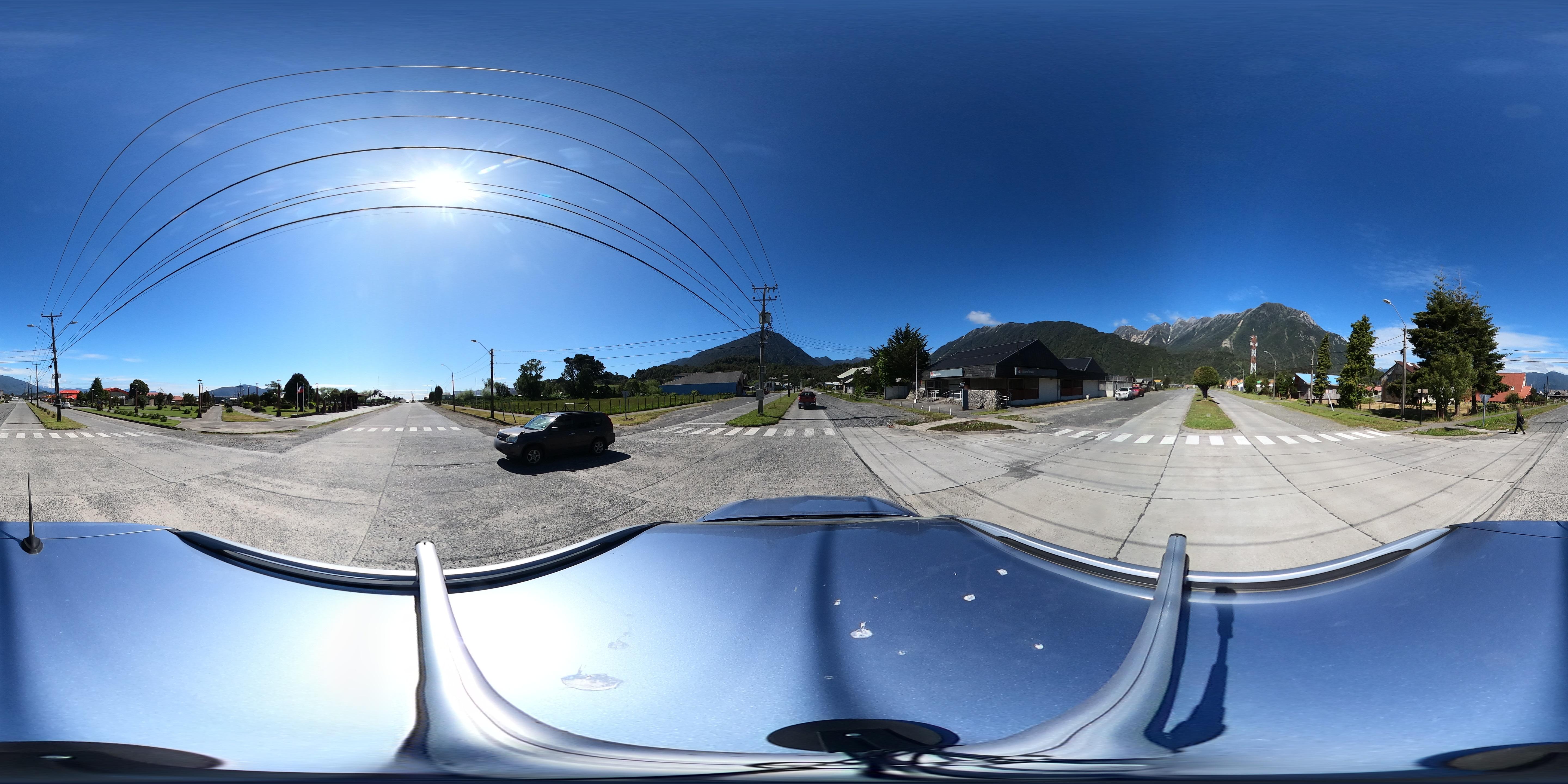 Street view of Chaitén