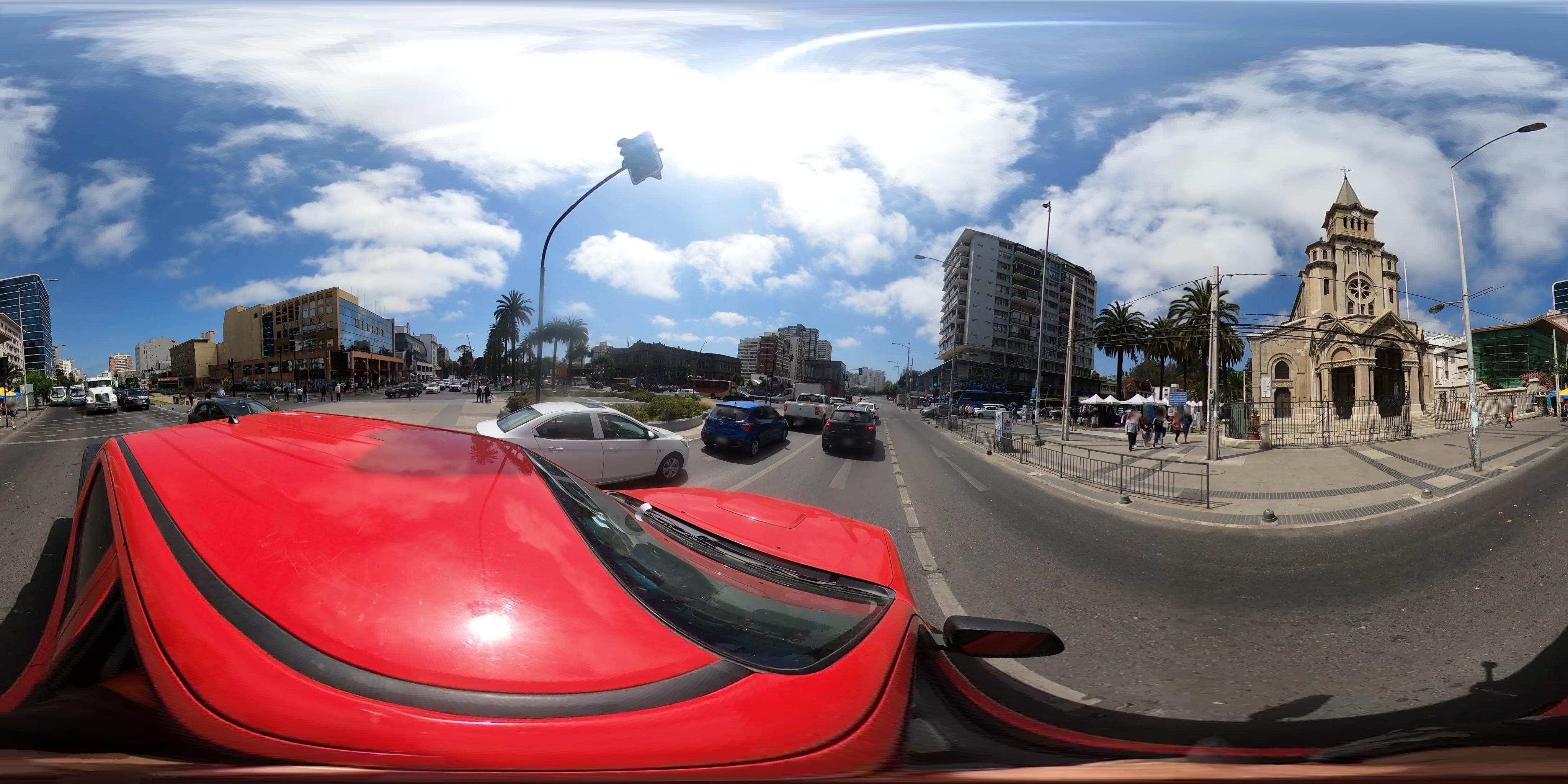 Street view of Viña del Mar