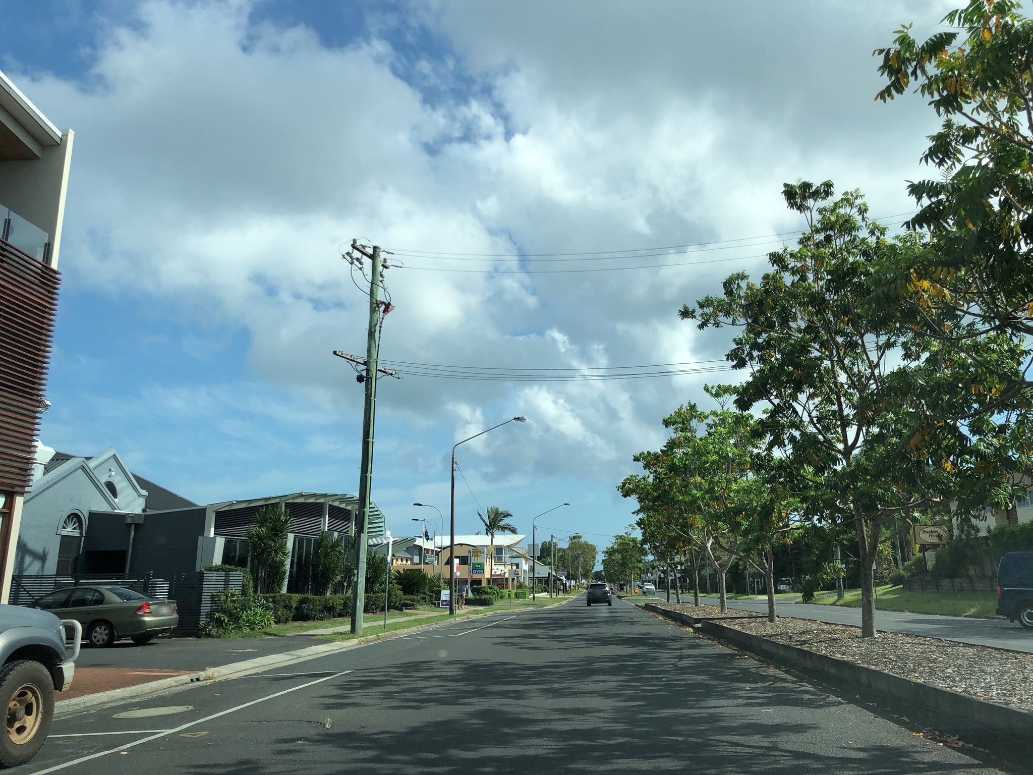 Street view of Byron Bay