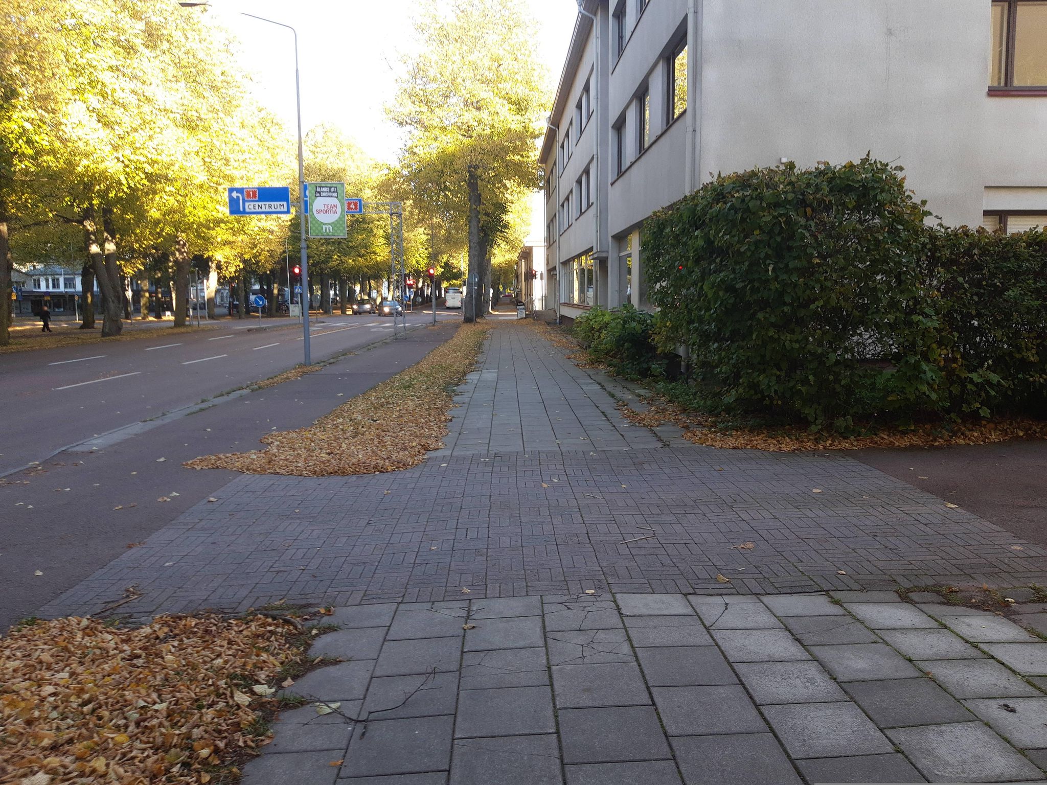 Street view of Mariehamn
