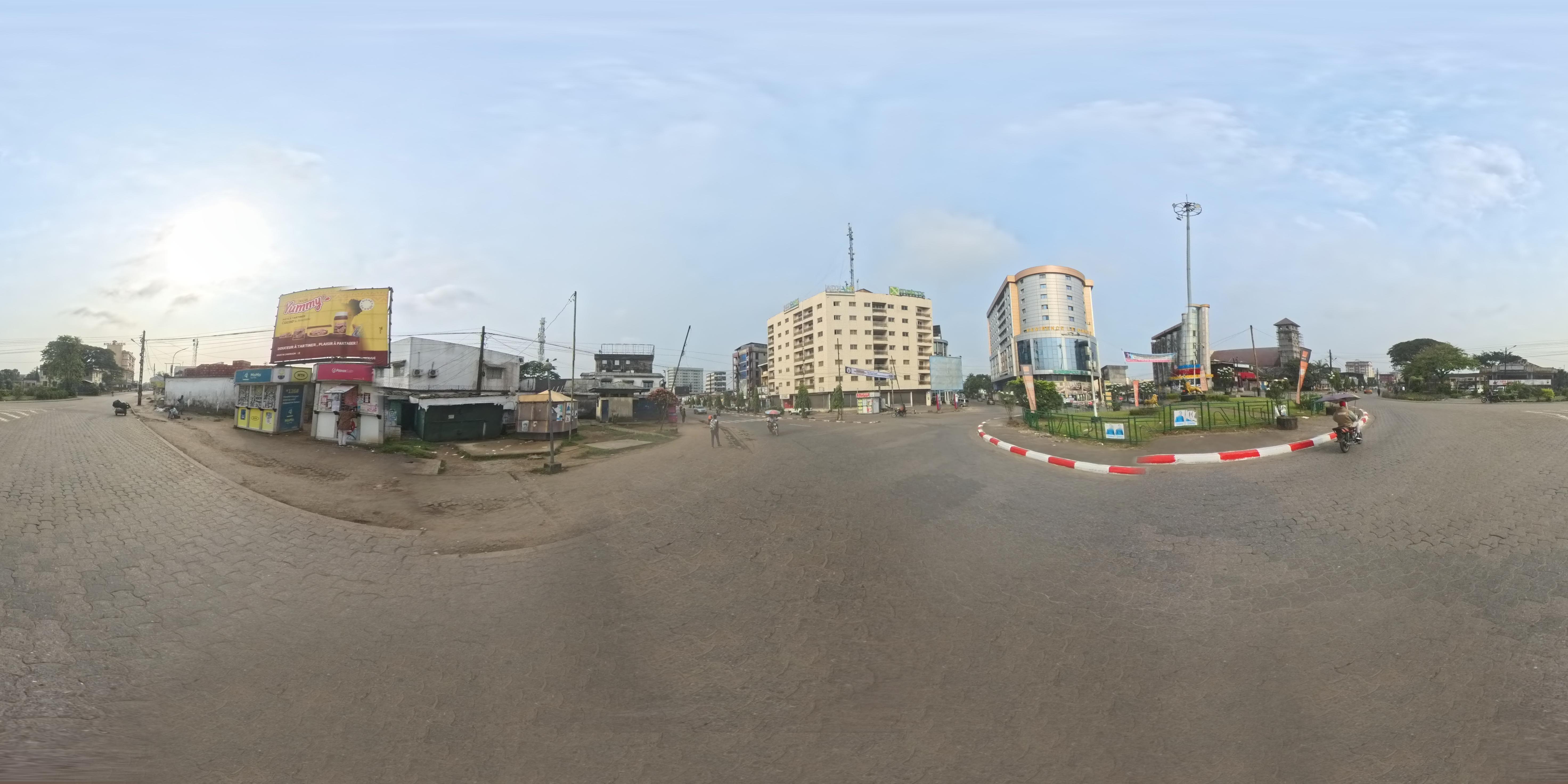 Street view of Douala
