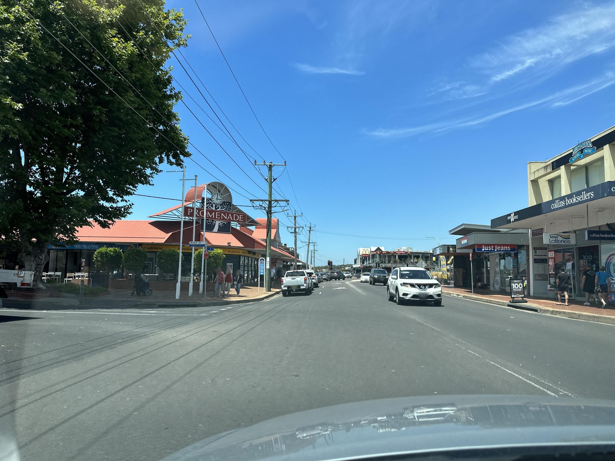 Street view of Merimbula