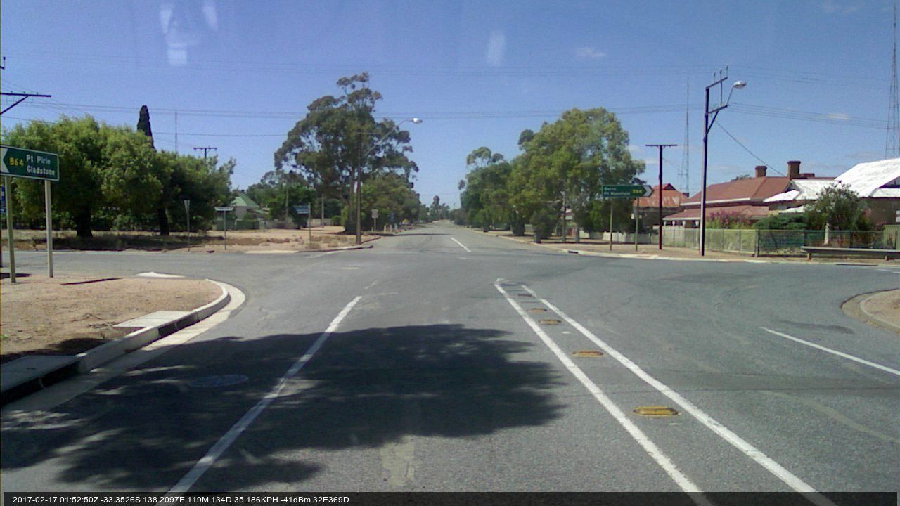 Street view of Crystal Brook