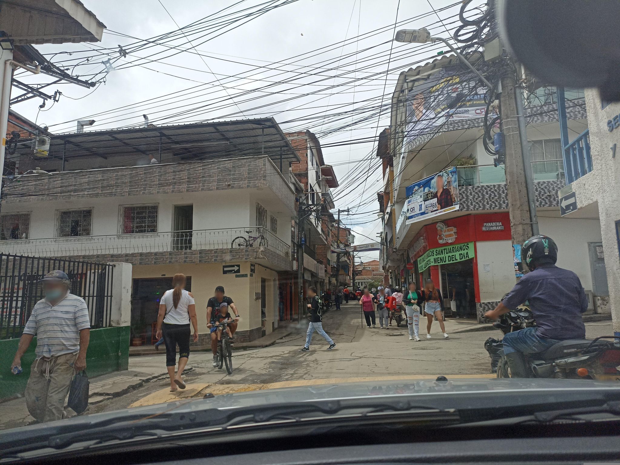 Street view of Santuario