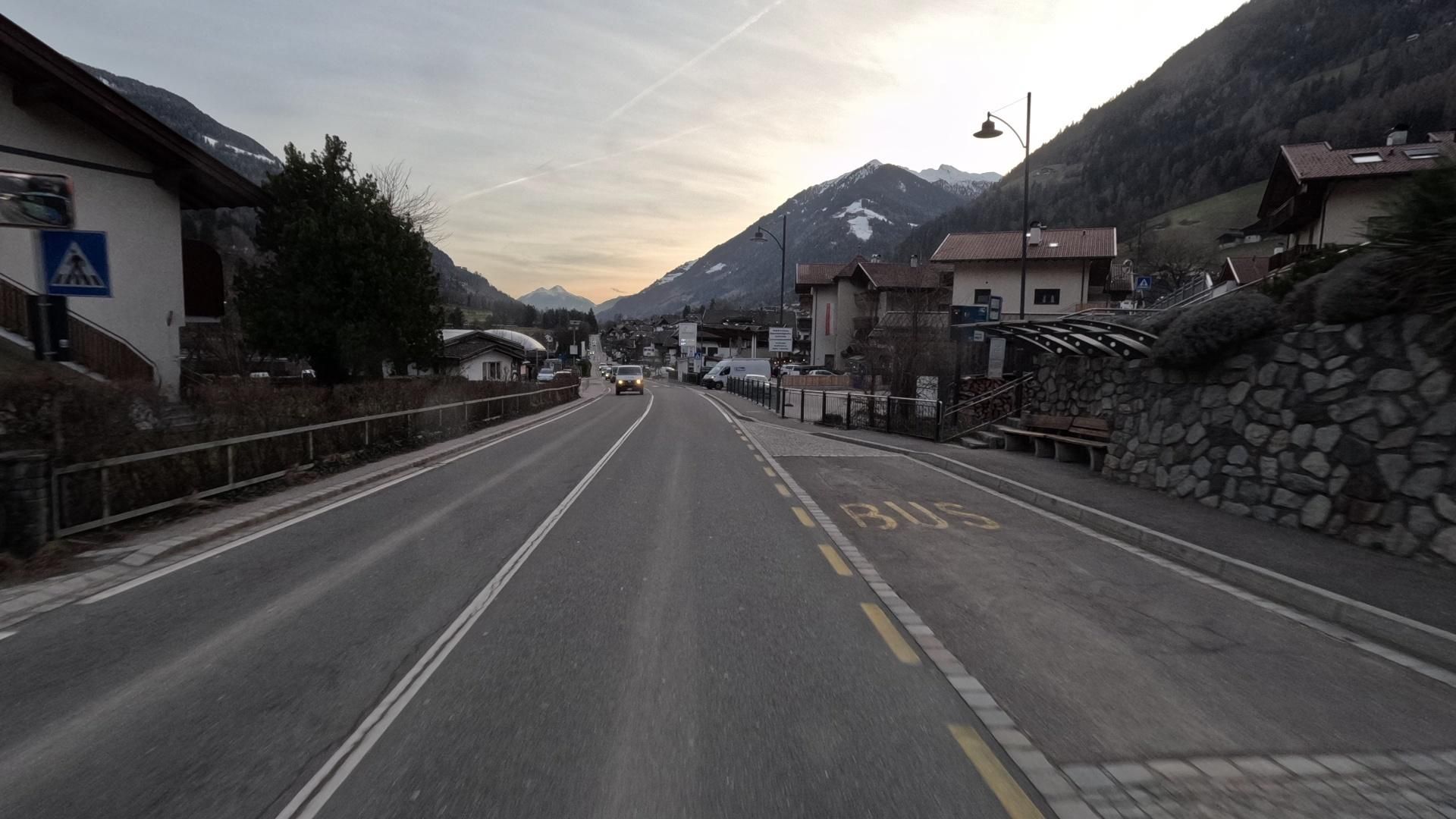 Street view of San Martino in Passiria