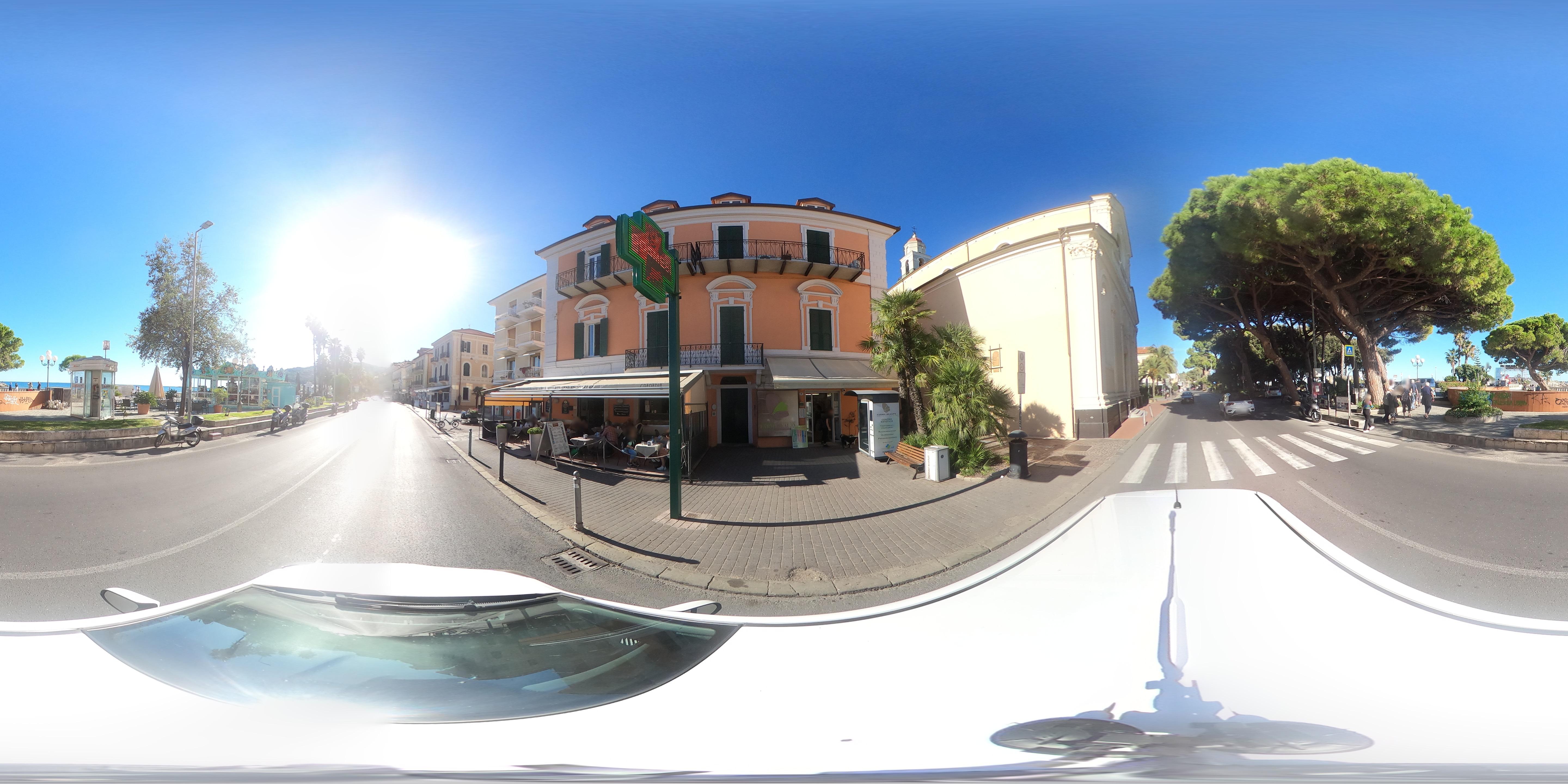 Street view of Diano Marina
