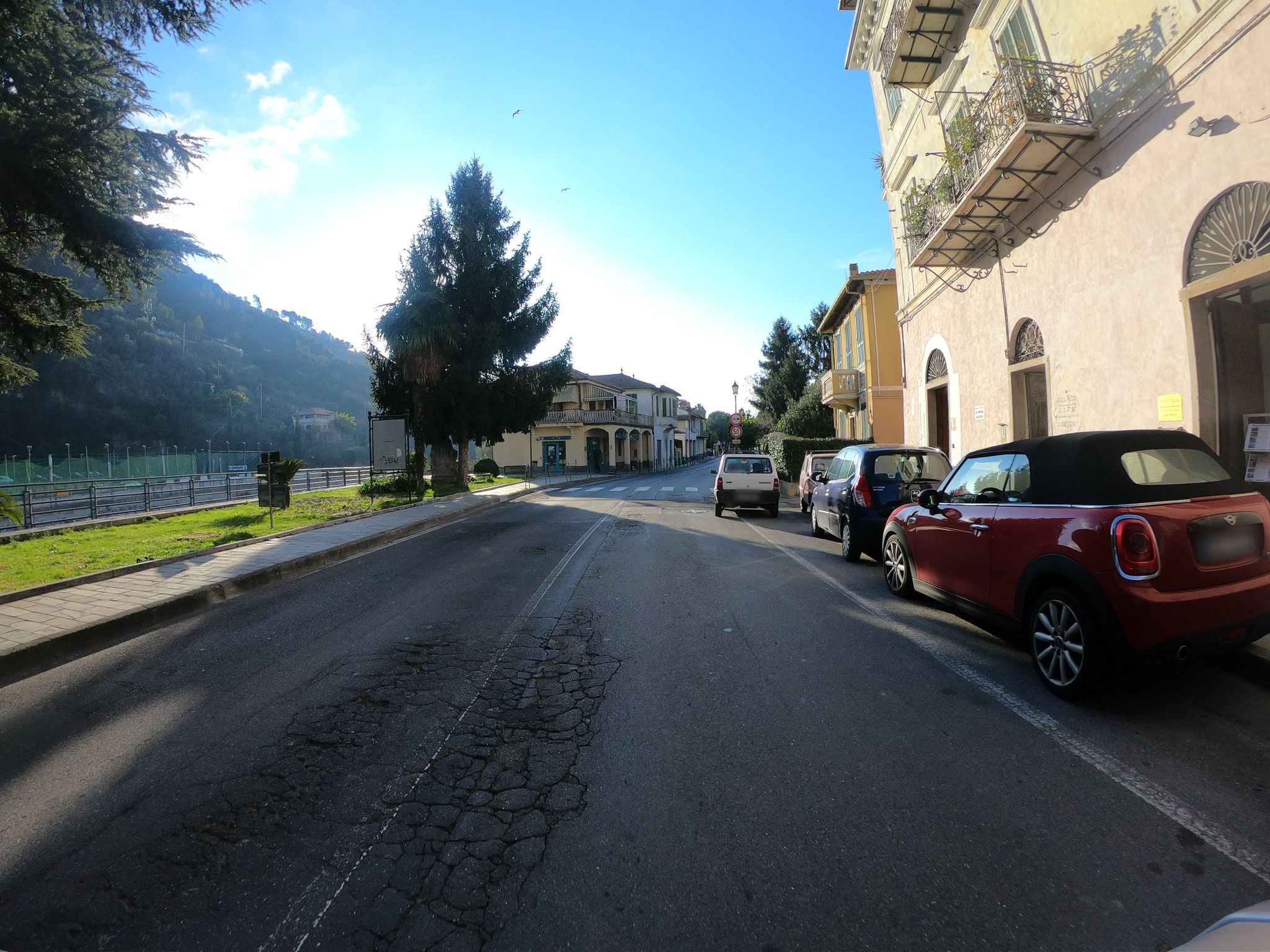 Street view of Dolceacqua