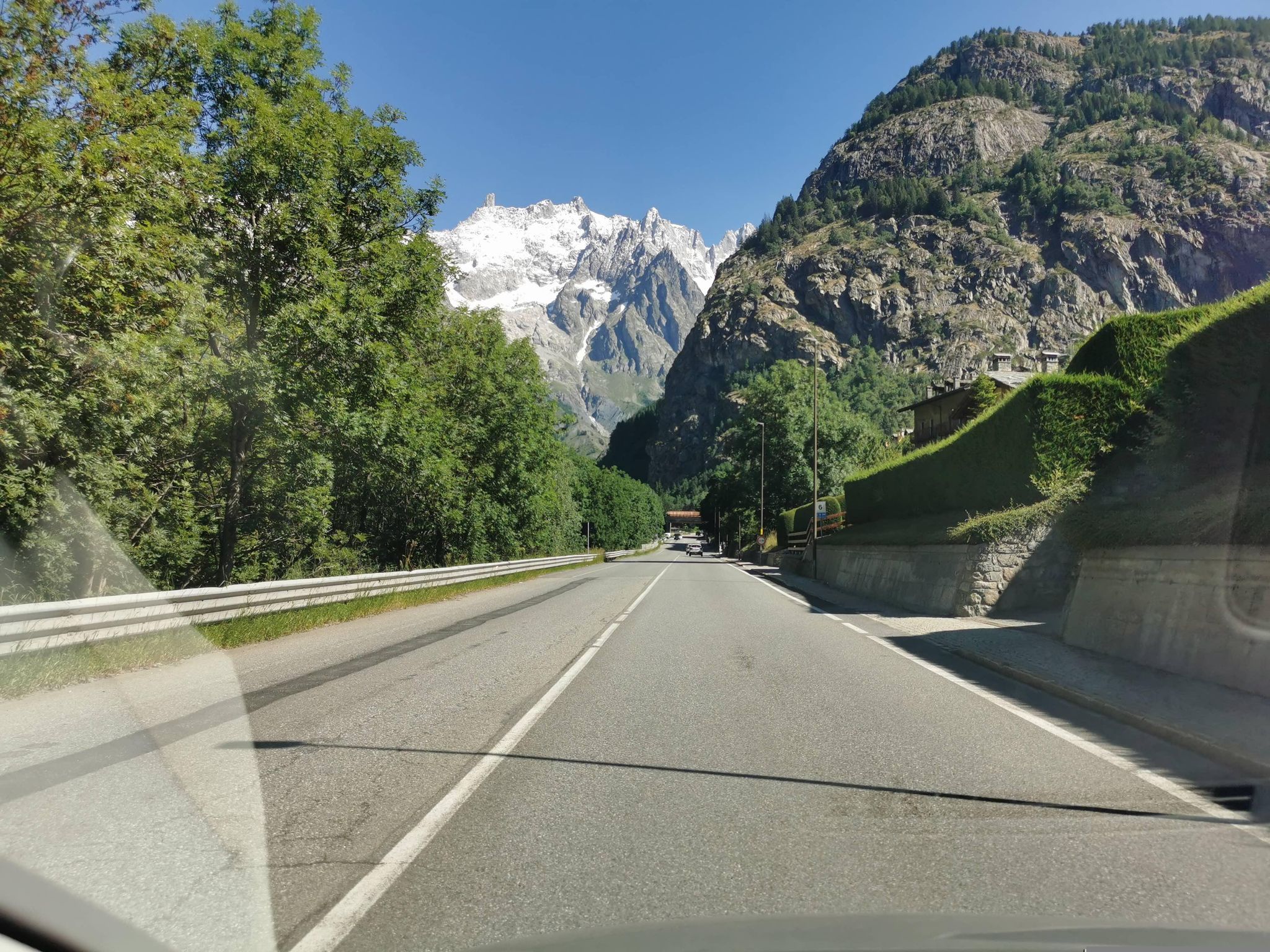 Street view of Courmayeur