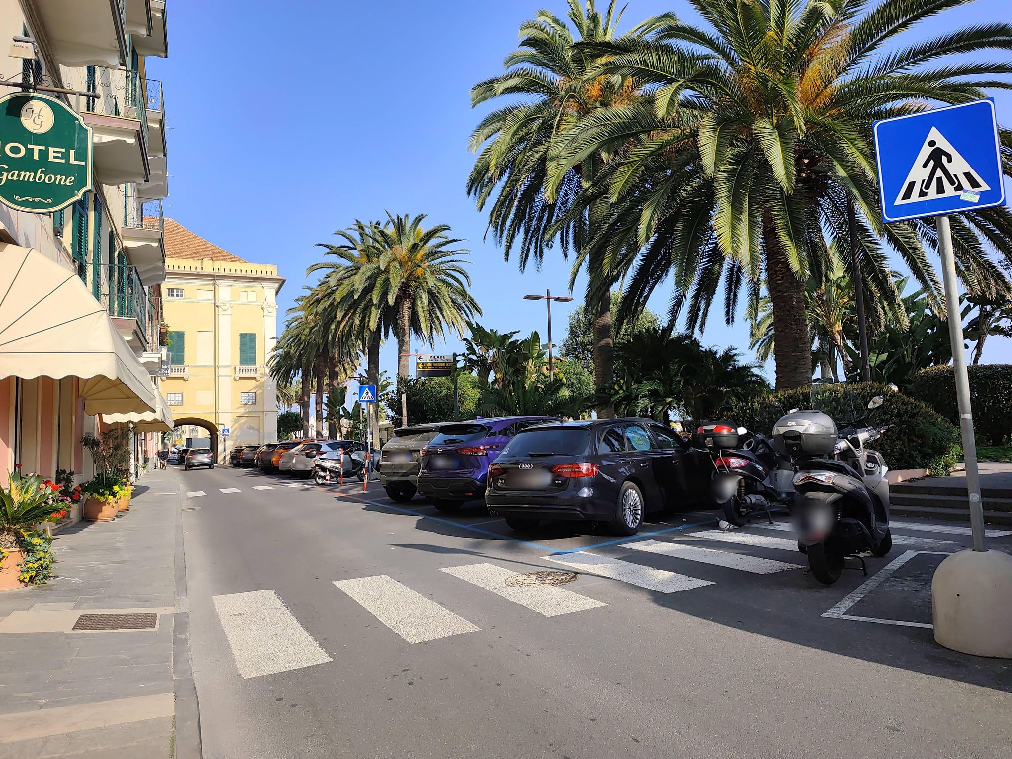 Street view of Finale Ligure