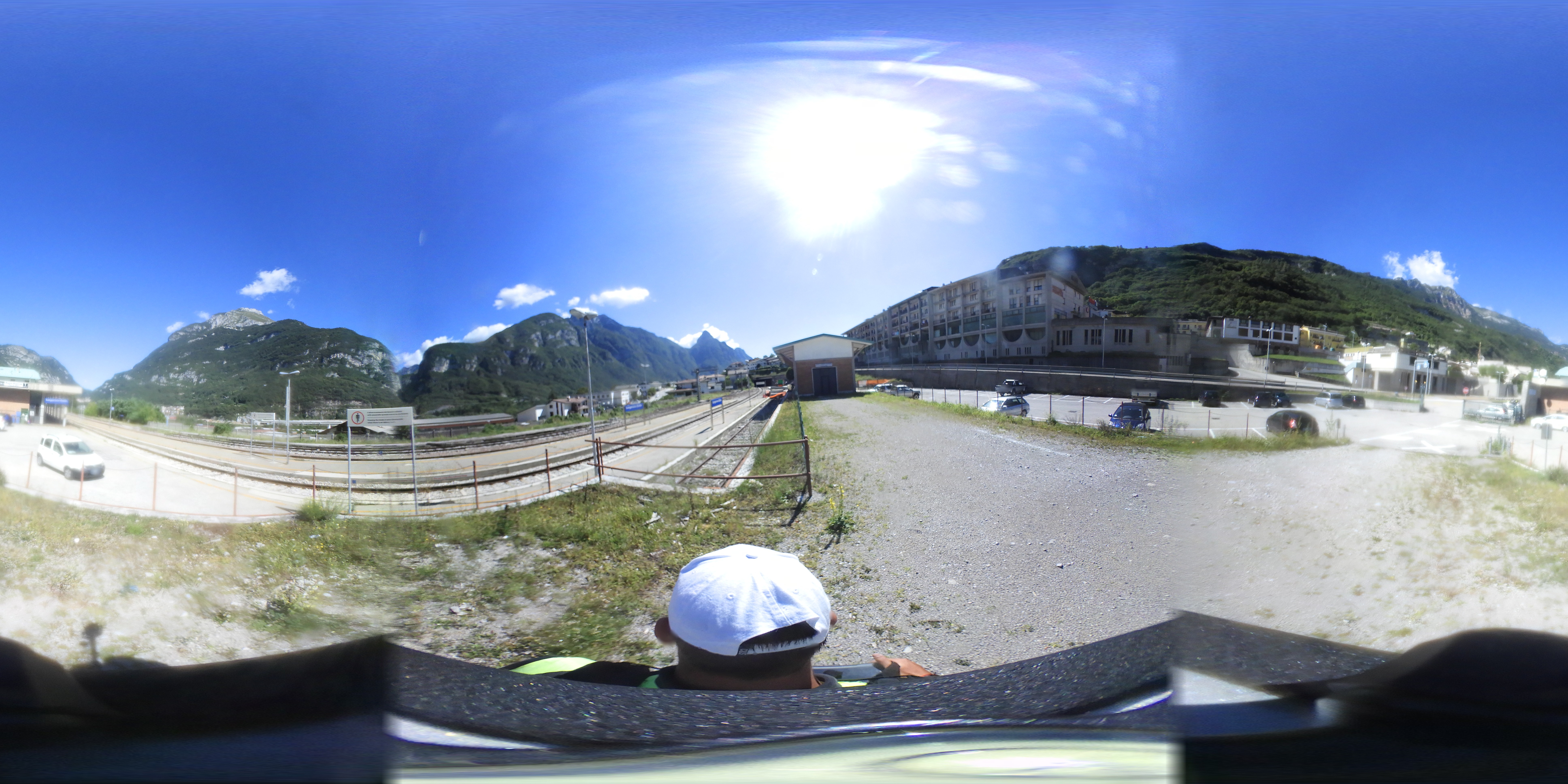 Street view of Longarone