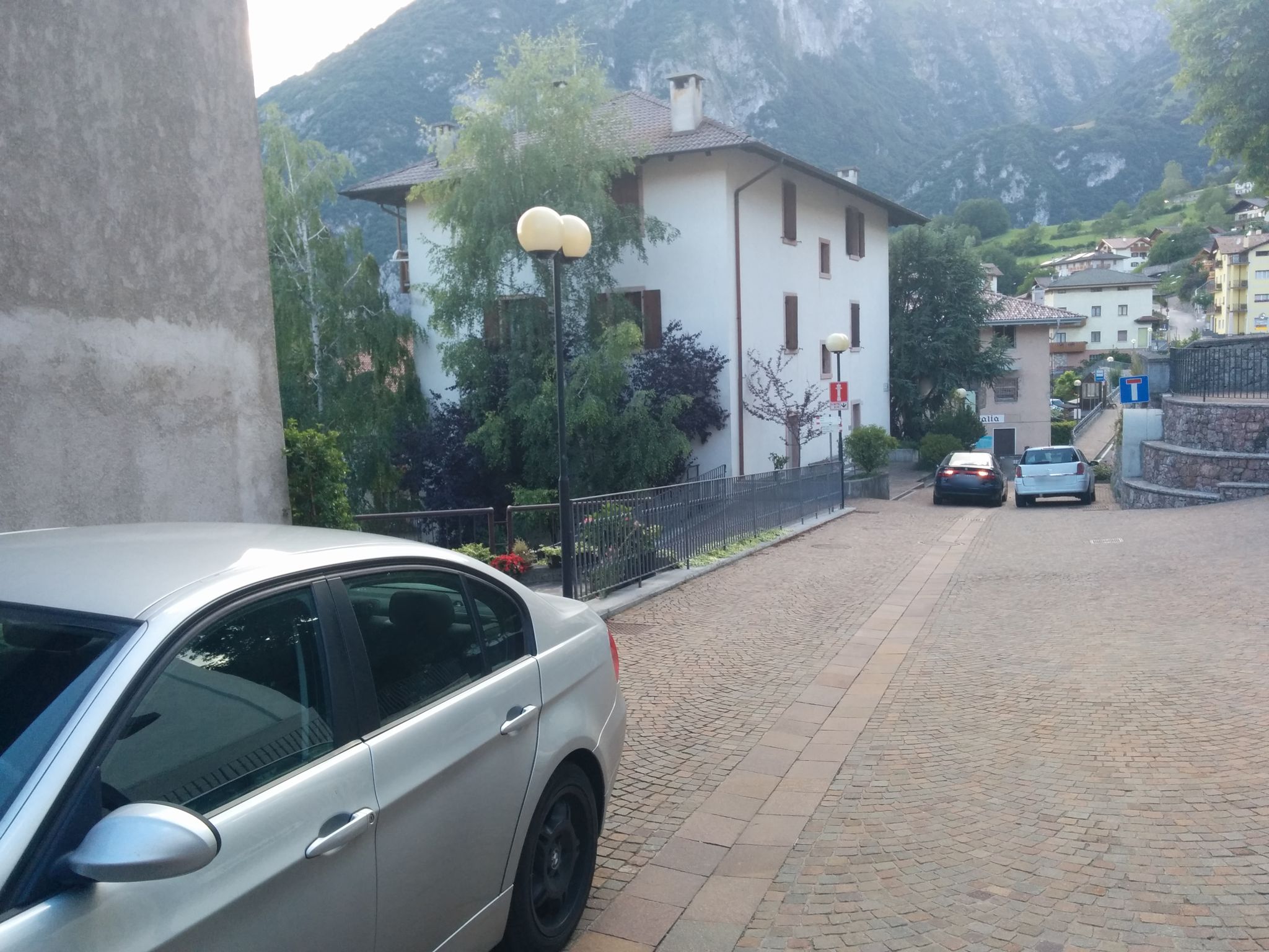 Street view of San Lorenzo in Dorsino