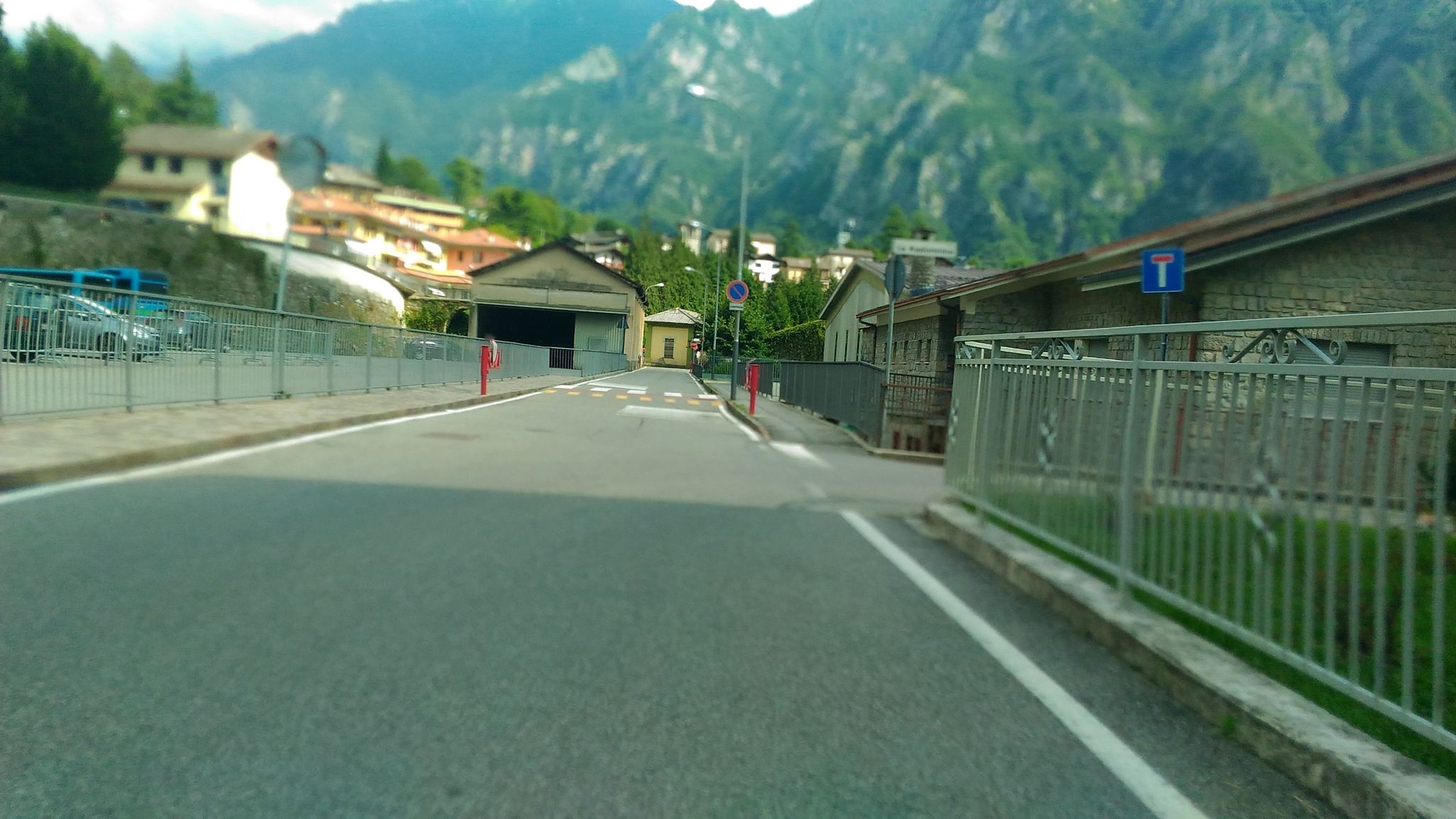 Street view of Piazza Brembana