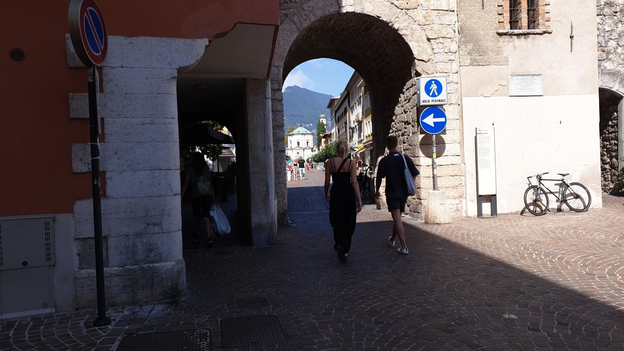 Street view of Riva del Garda