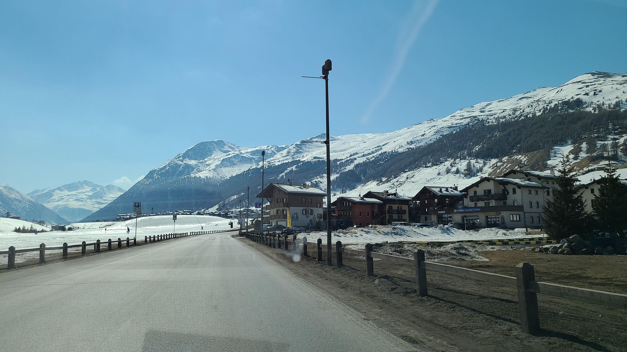 Street view of Livigno