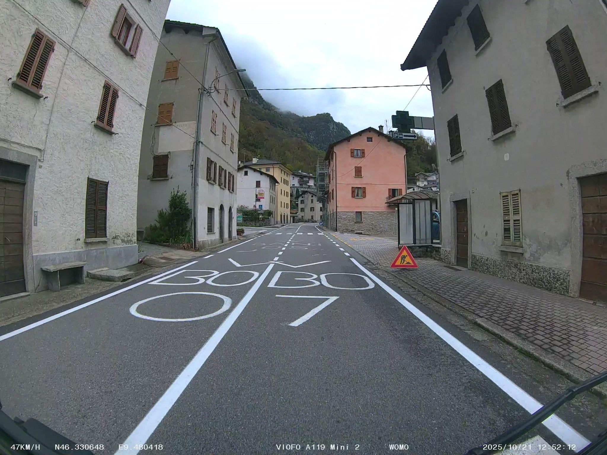 Street view of Villa di Chiavenna