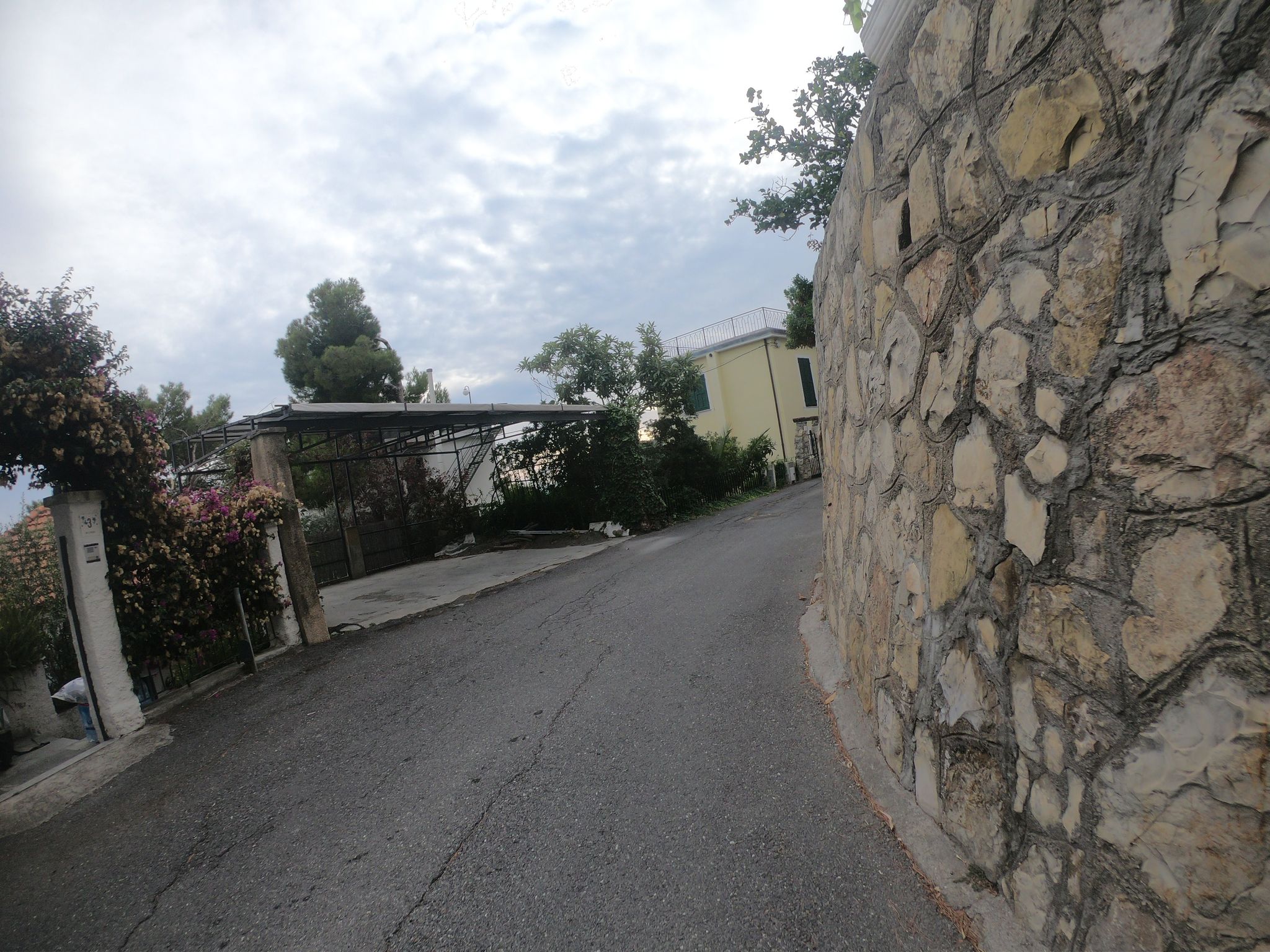Street view of Marina di Andora