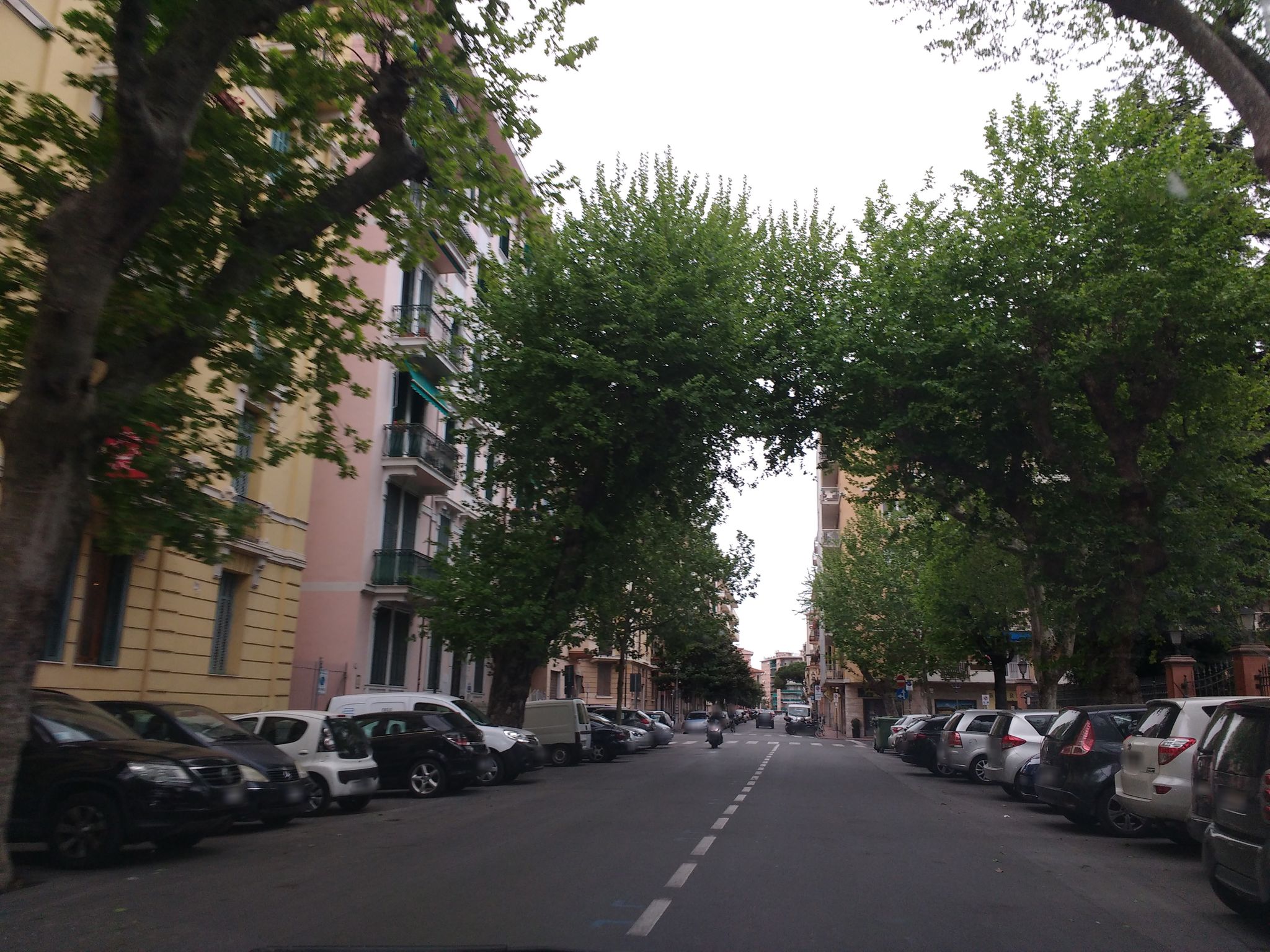 Street view of Ventimiglia