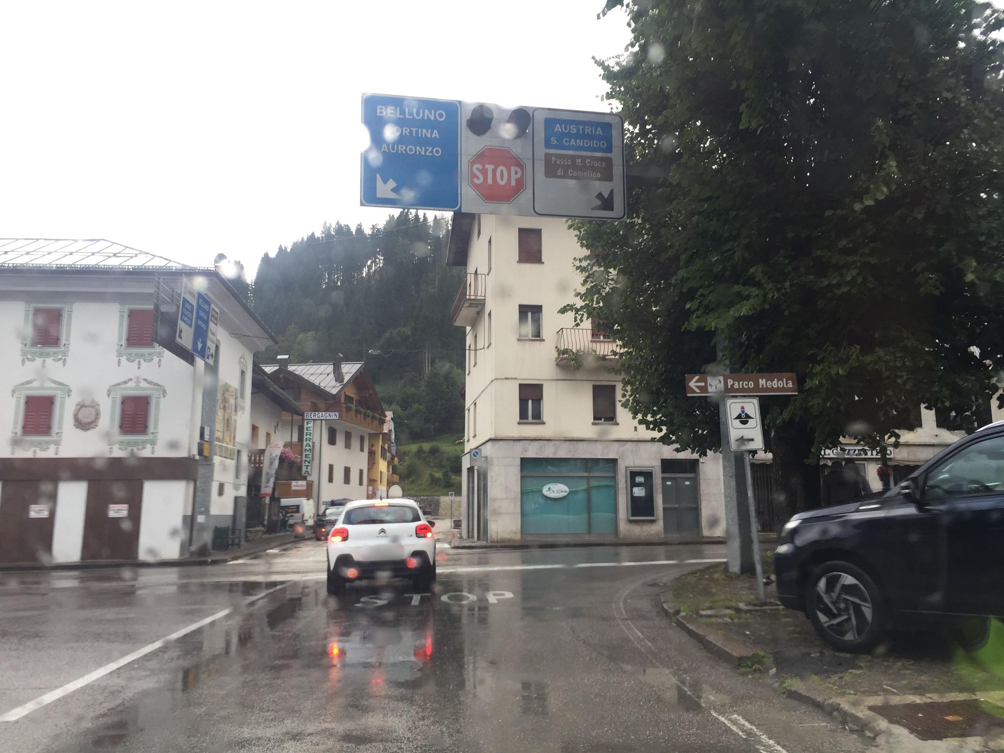 Street view of Santo Stefano di Cadore