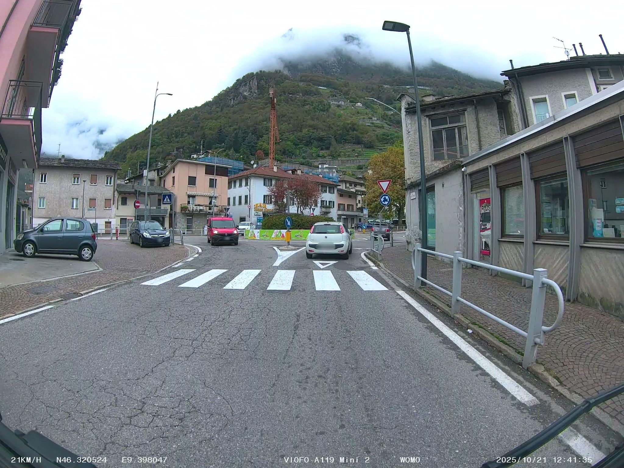 Street view of Chiavenna