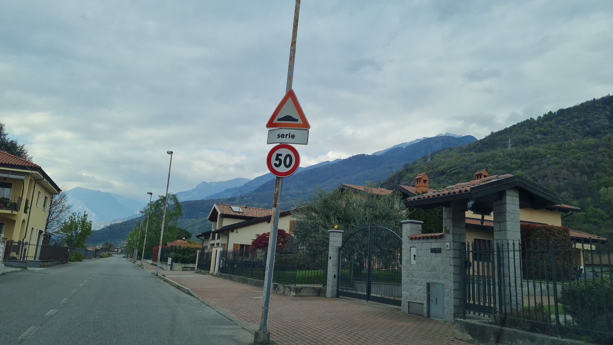 Street view of Borgofranco d'Ivrea