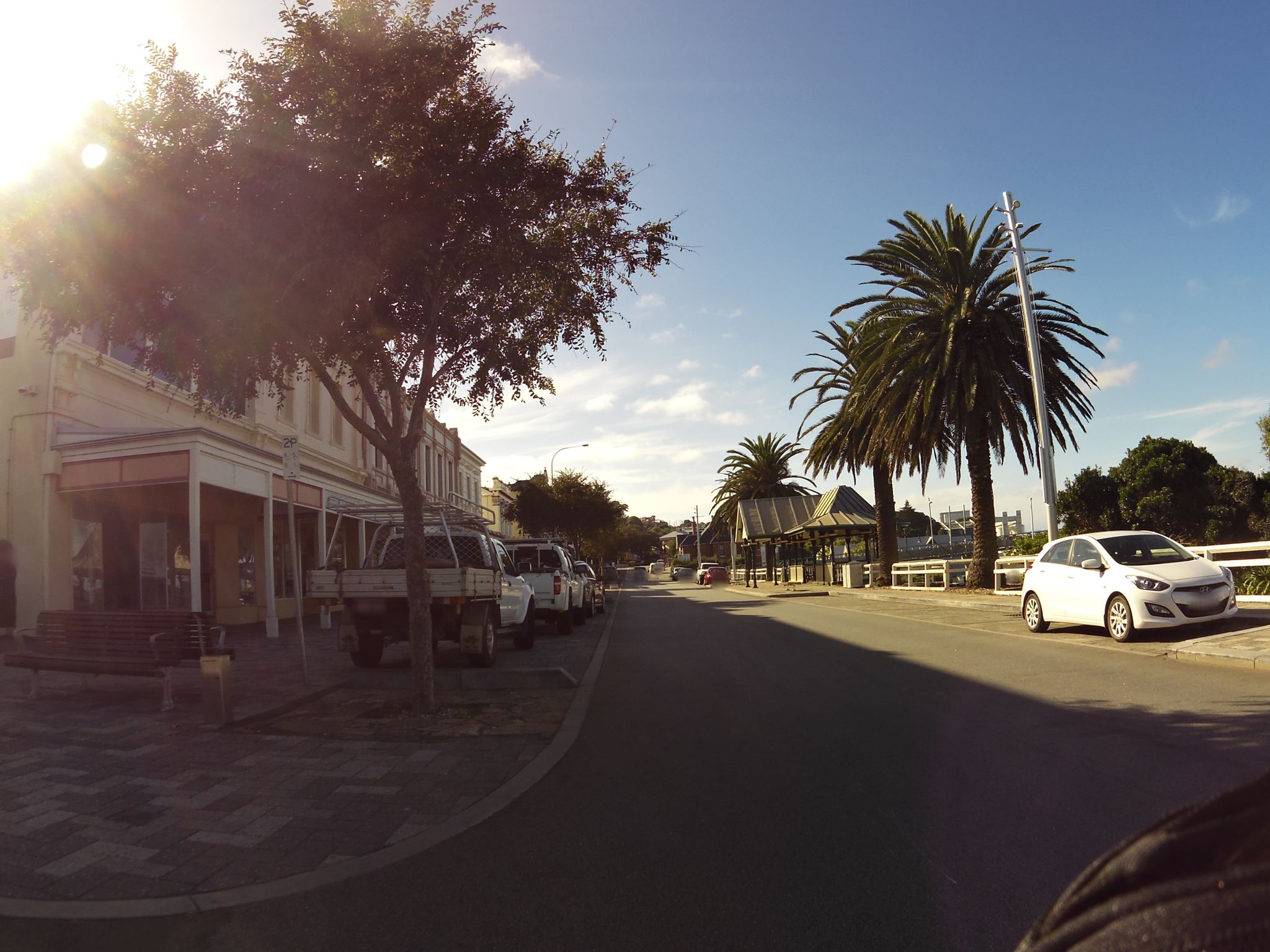 Street view of Albany city centre