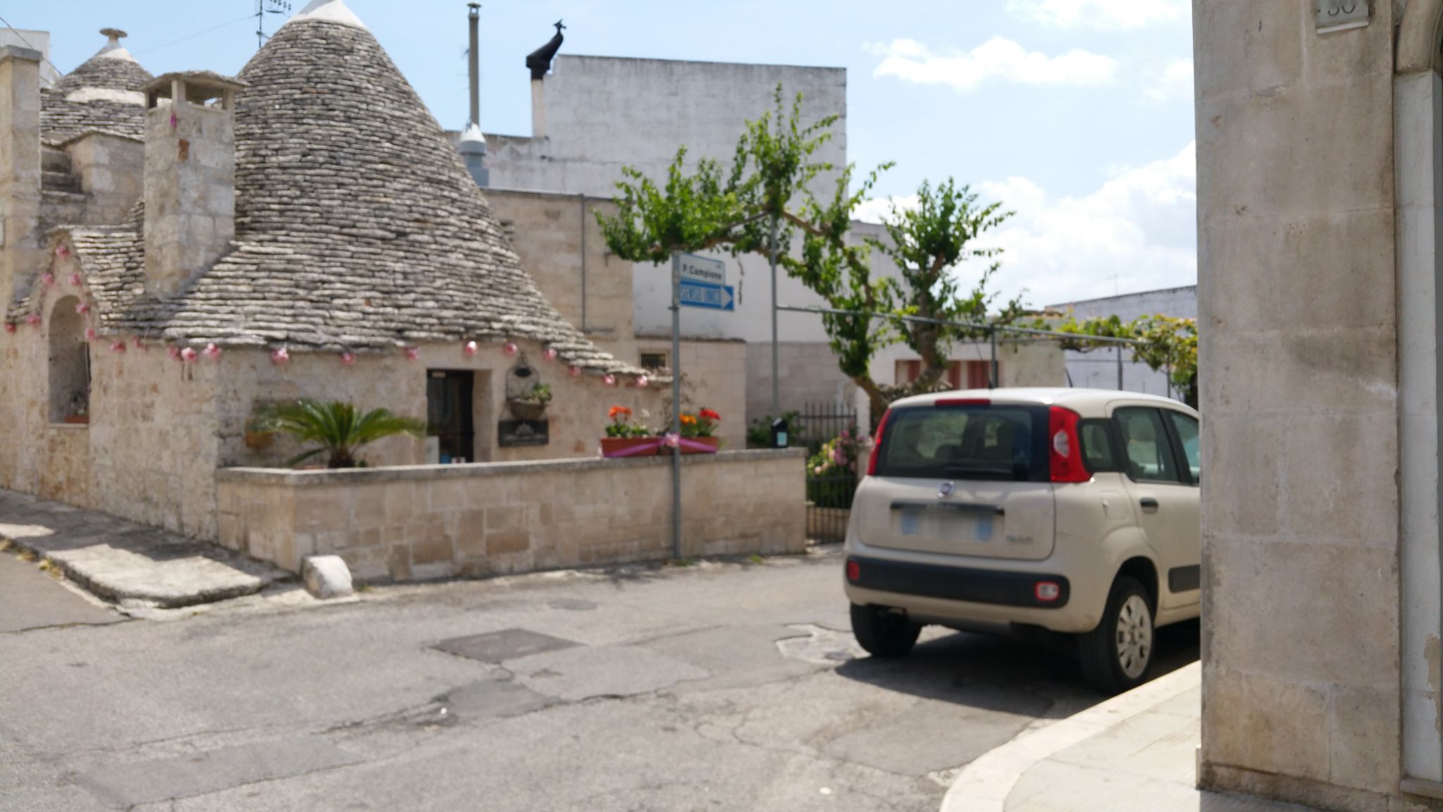 Street view of Alberobello