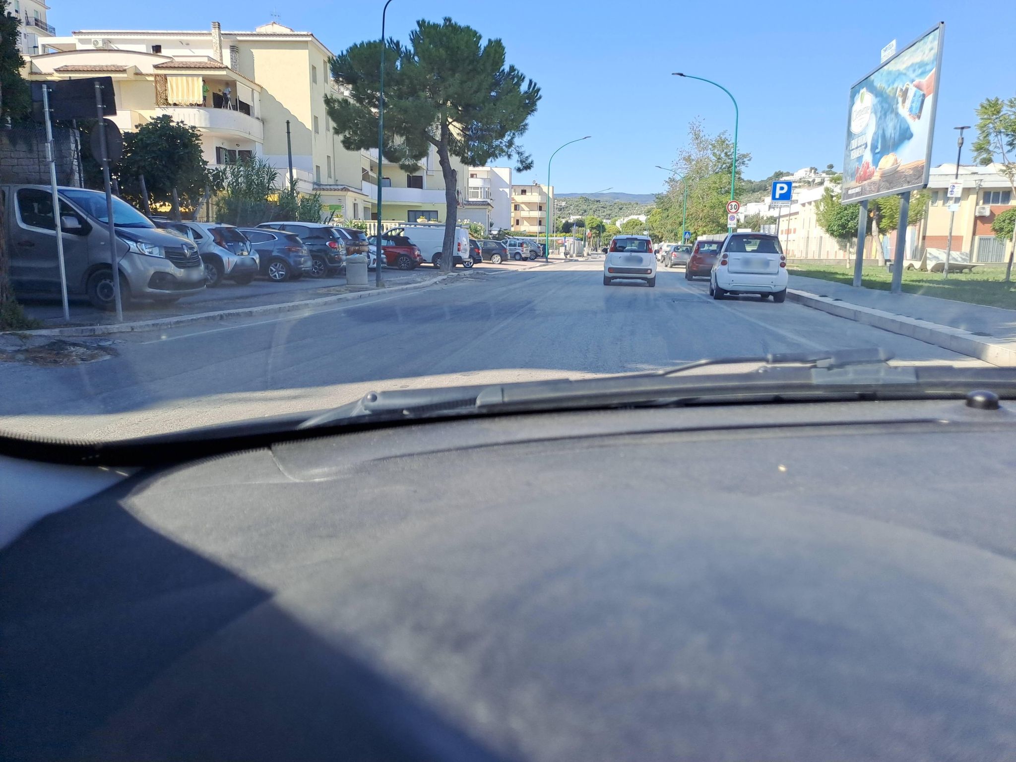 Street view of Vieste