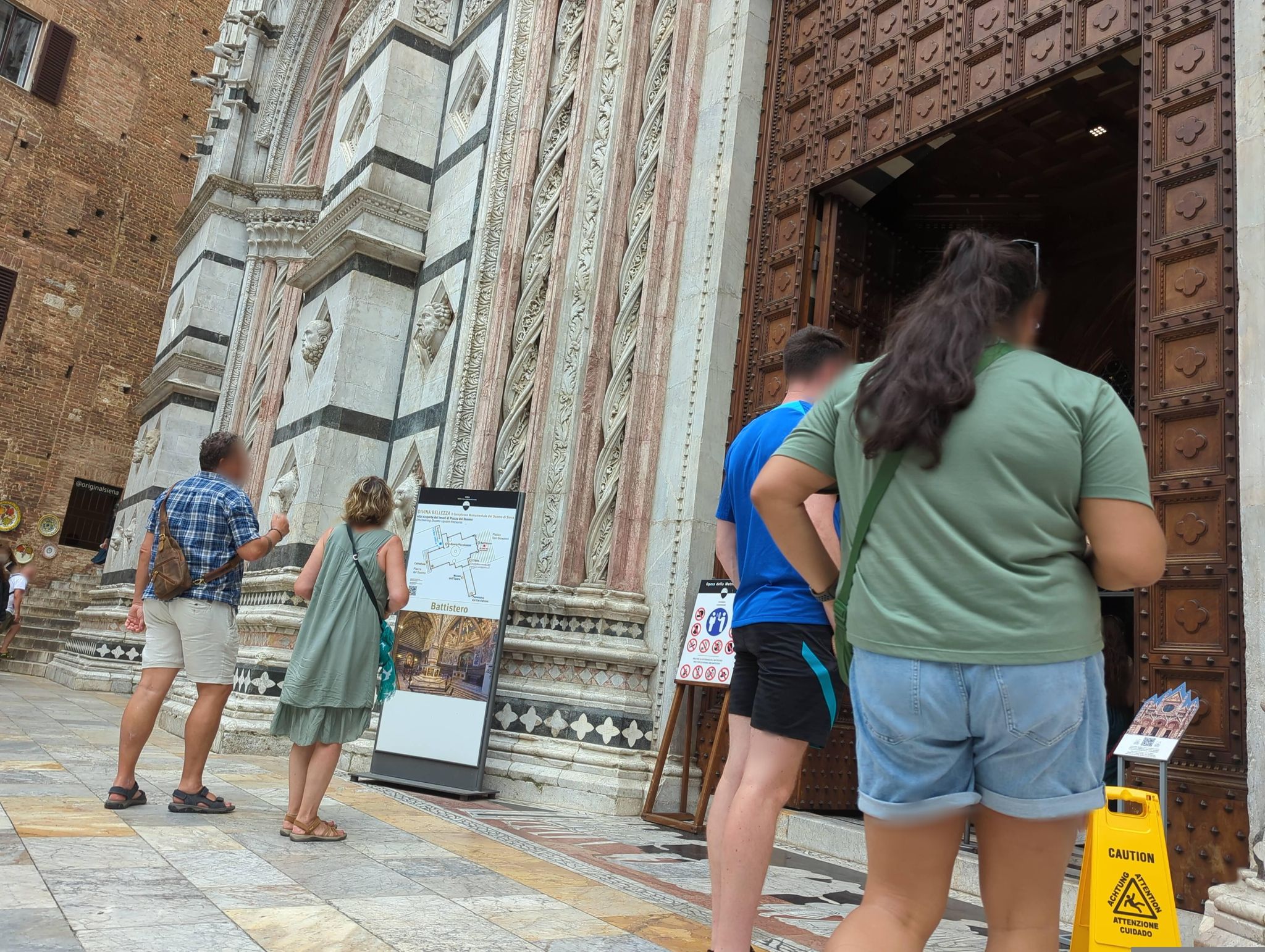 Street view of Siena