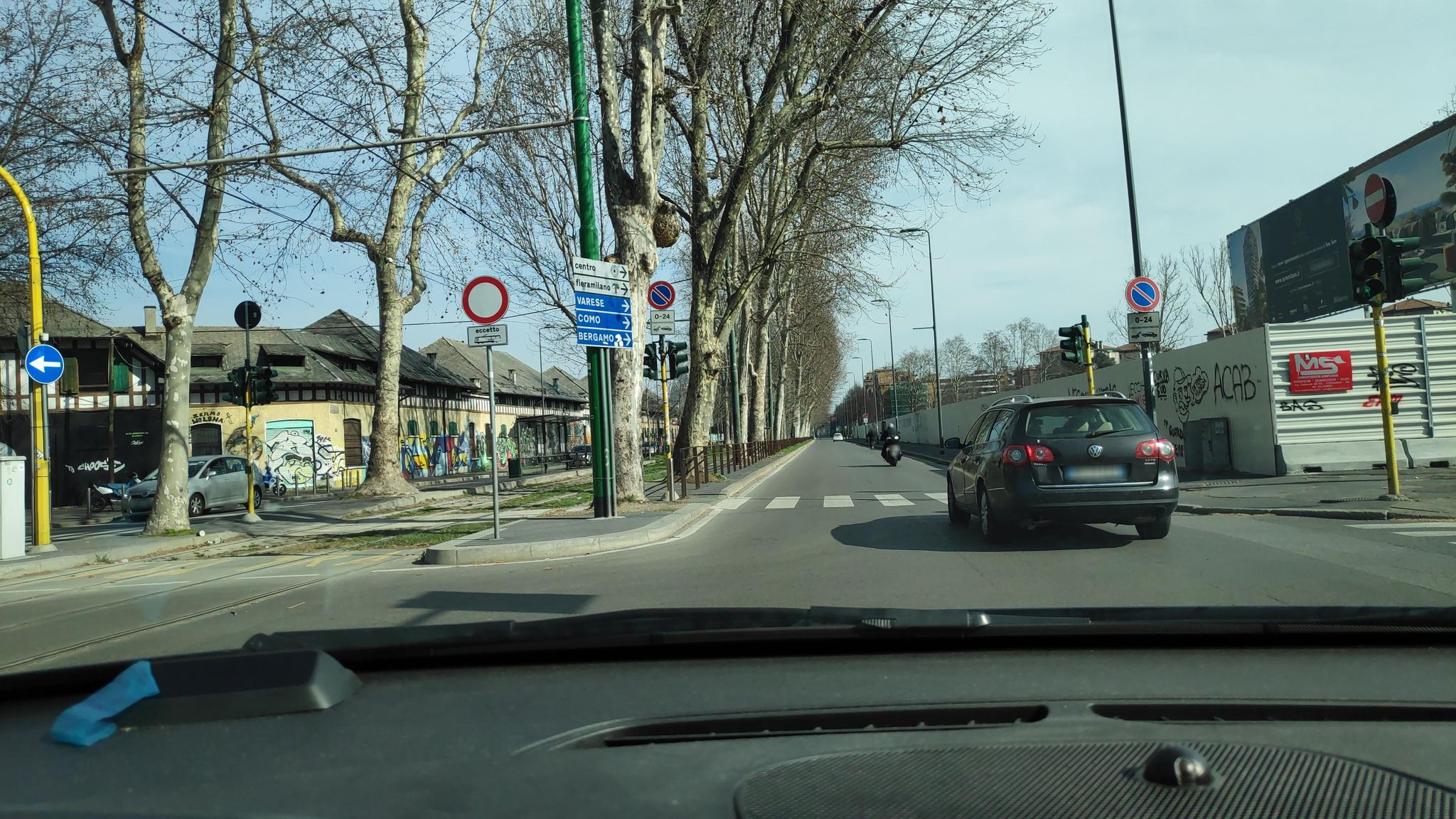 Street view of San Siro
