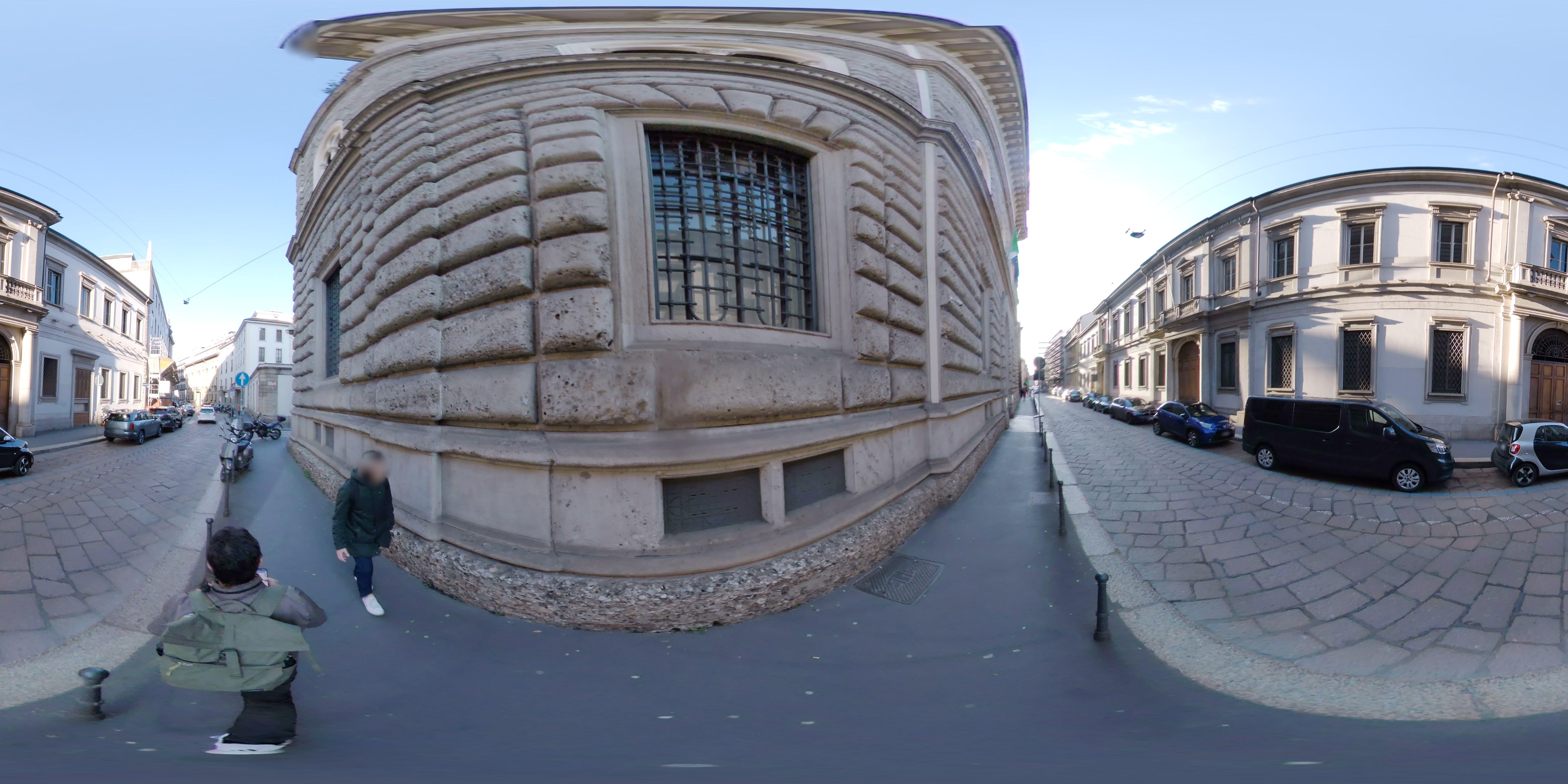 Street view of Brera