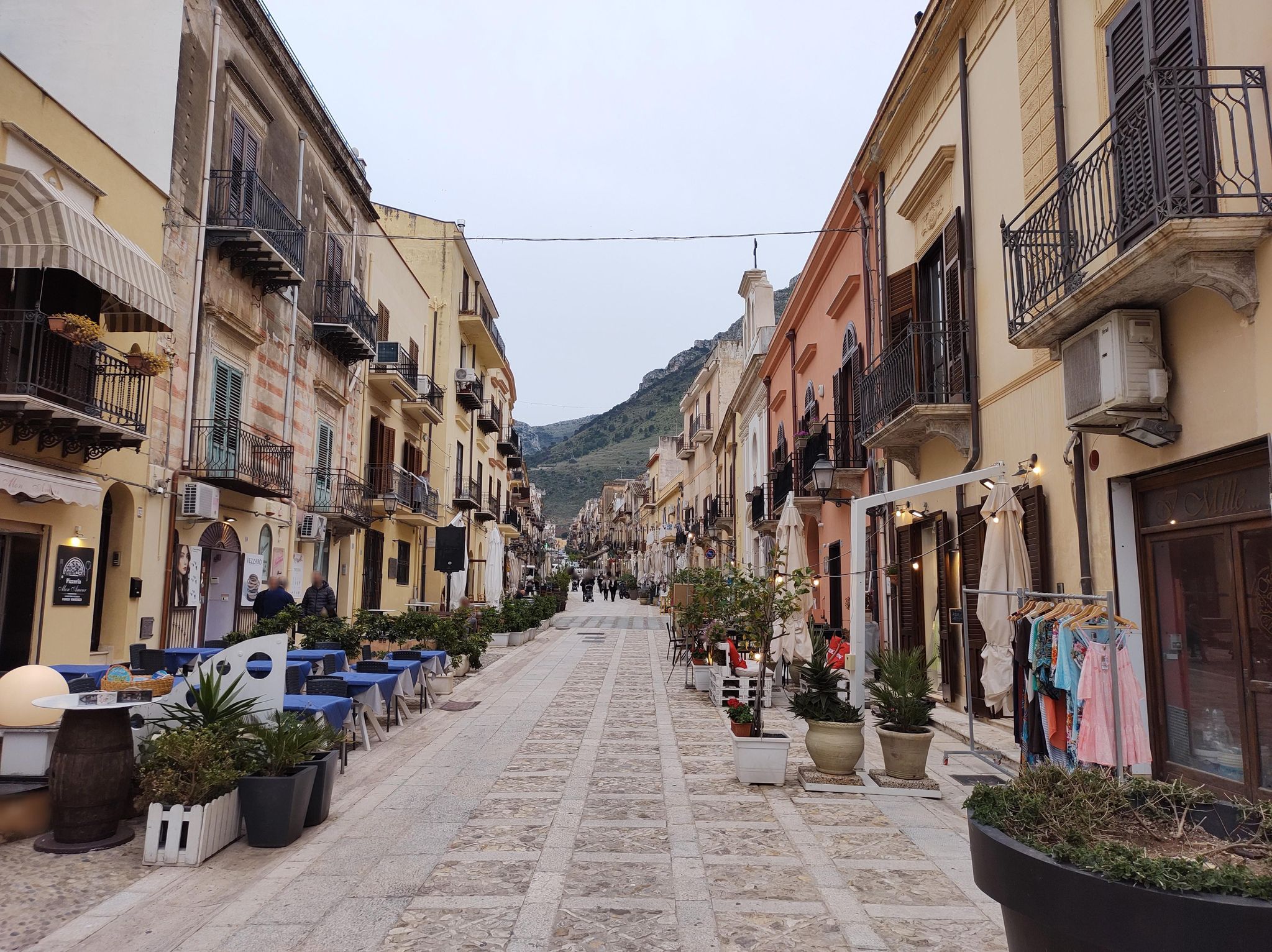 Street view of Castellammare del Golfo