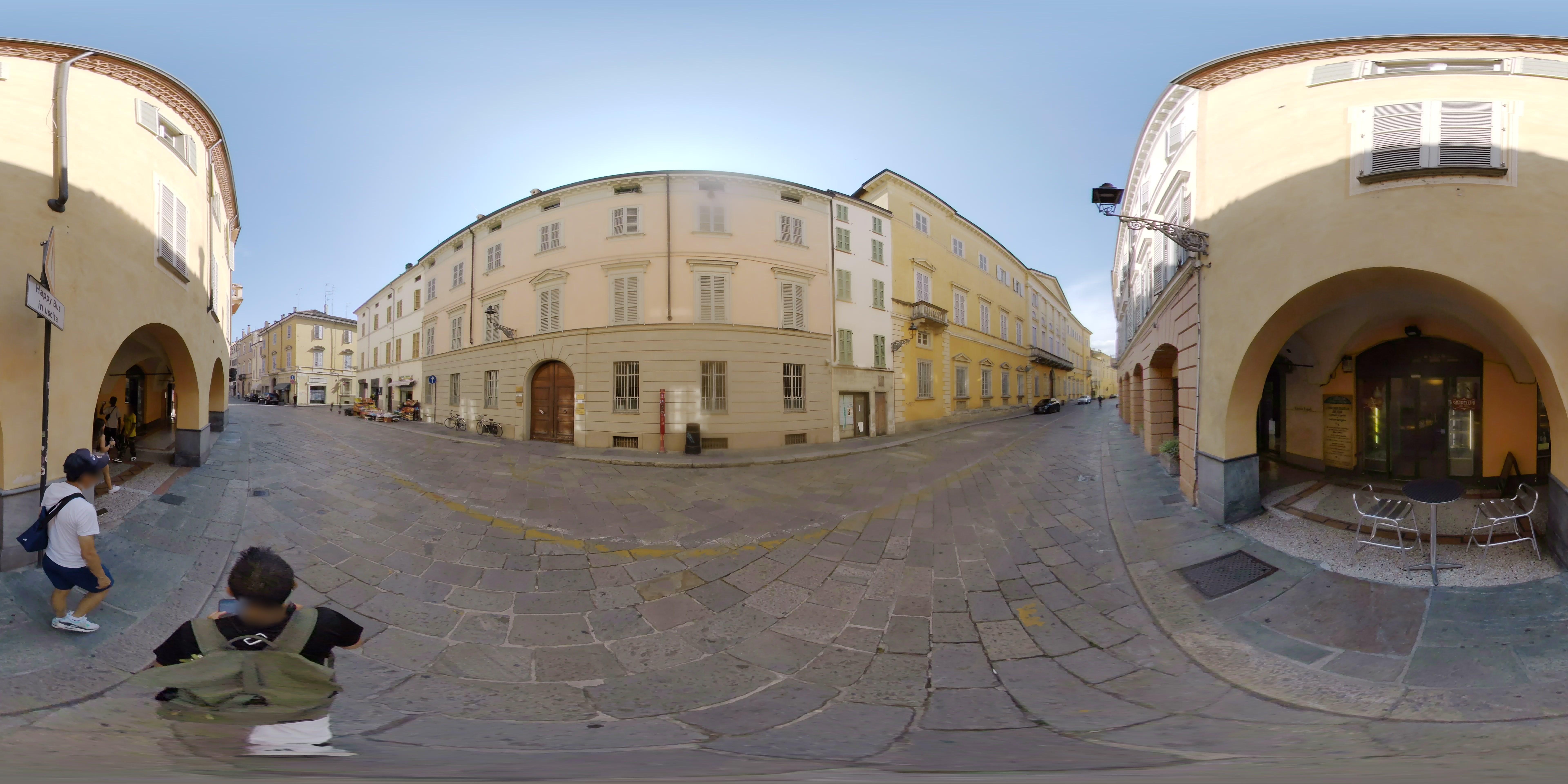 Street view of Parma